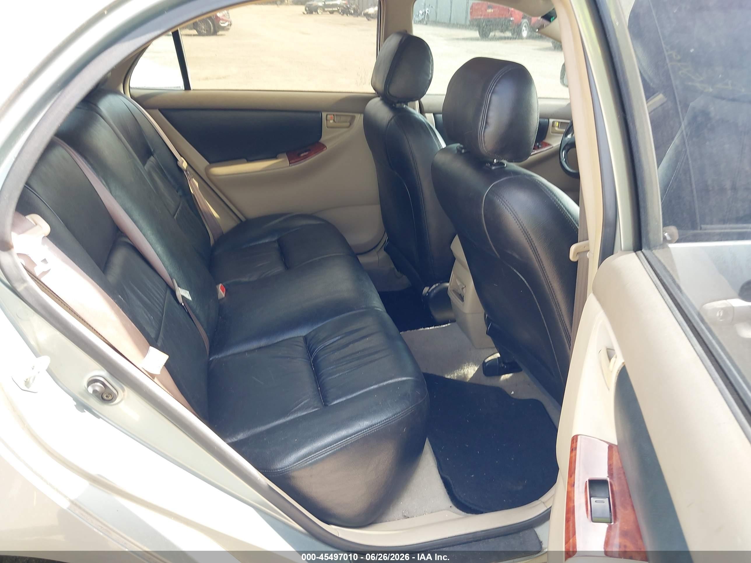 2003 Toyota Corolla Le Silver vin: 2T1BR38E63C096498