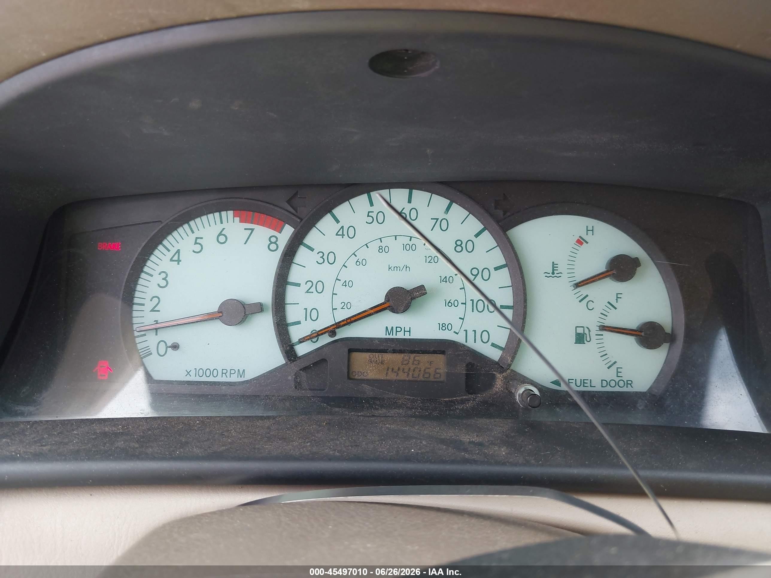 2003 Toyota Corolla Le Silver vin: 2T1BR38E63C096498