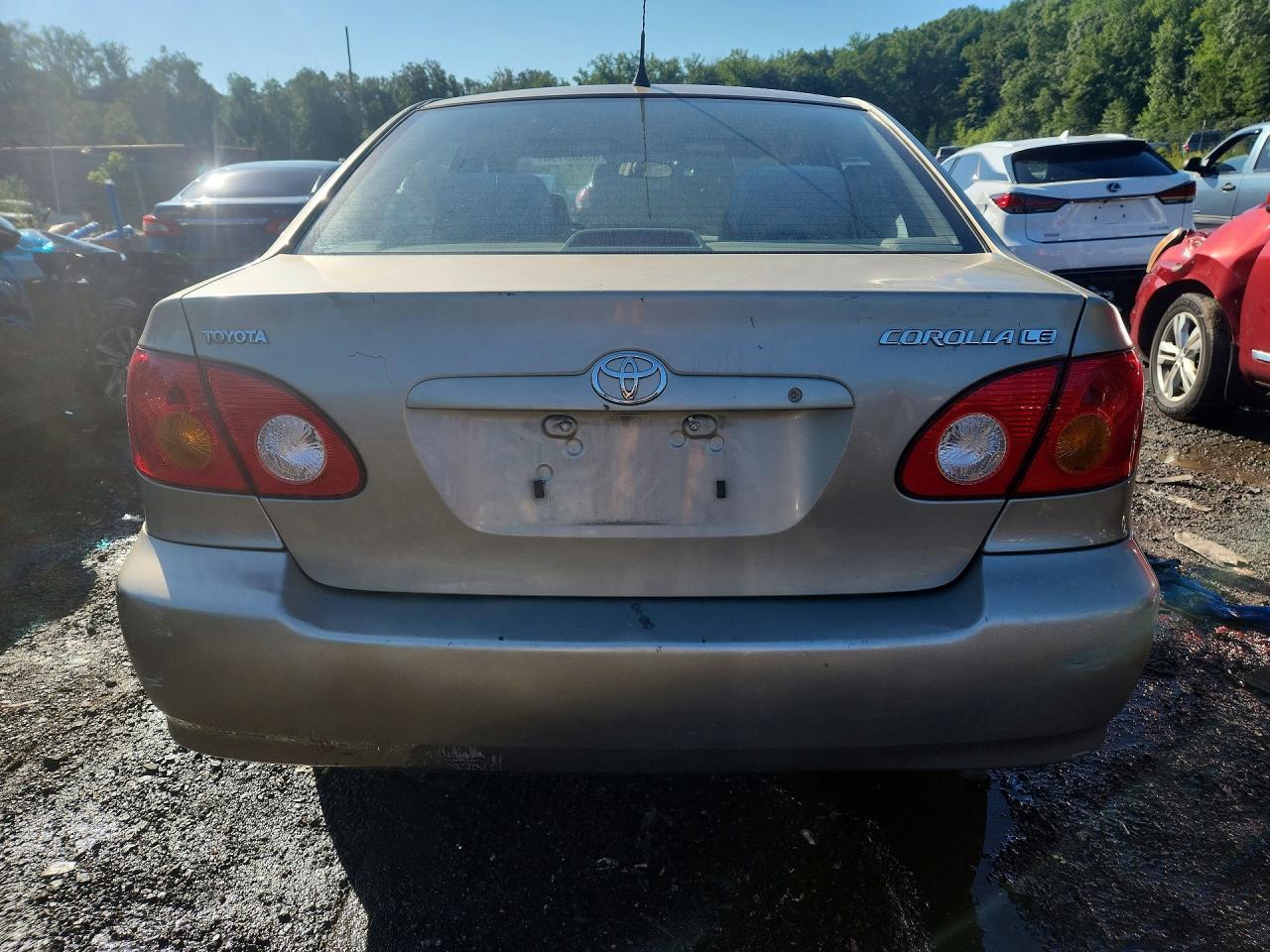 2004 Toyota Corolla Le Золотой vin: 2T1BR38E64C199017