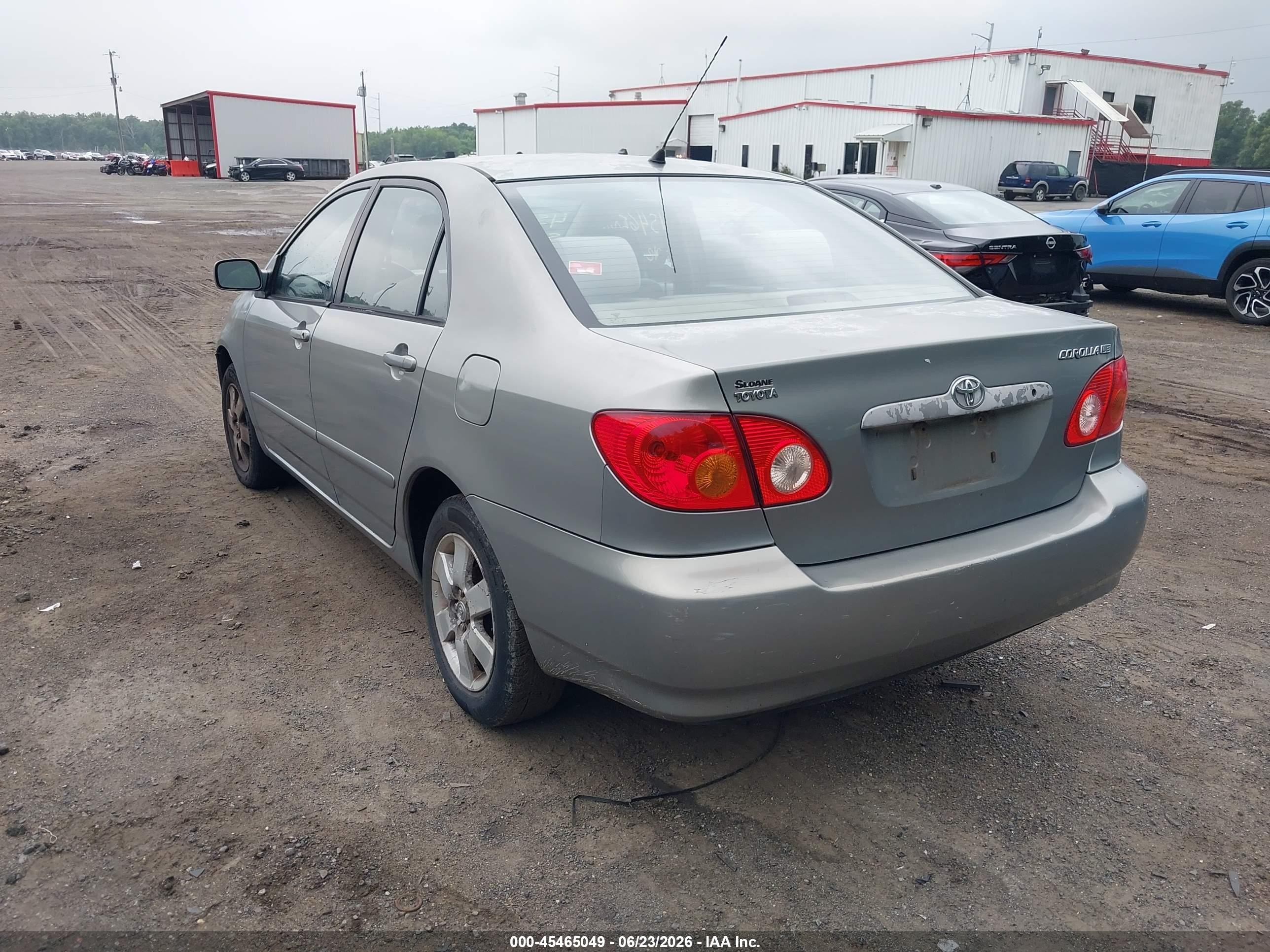 2004 Toyota Corolla Le Gray vin: 2T1BR38E64C212591