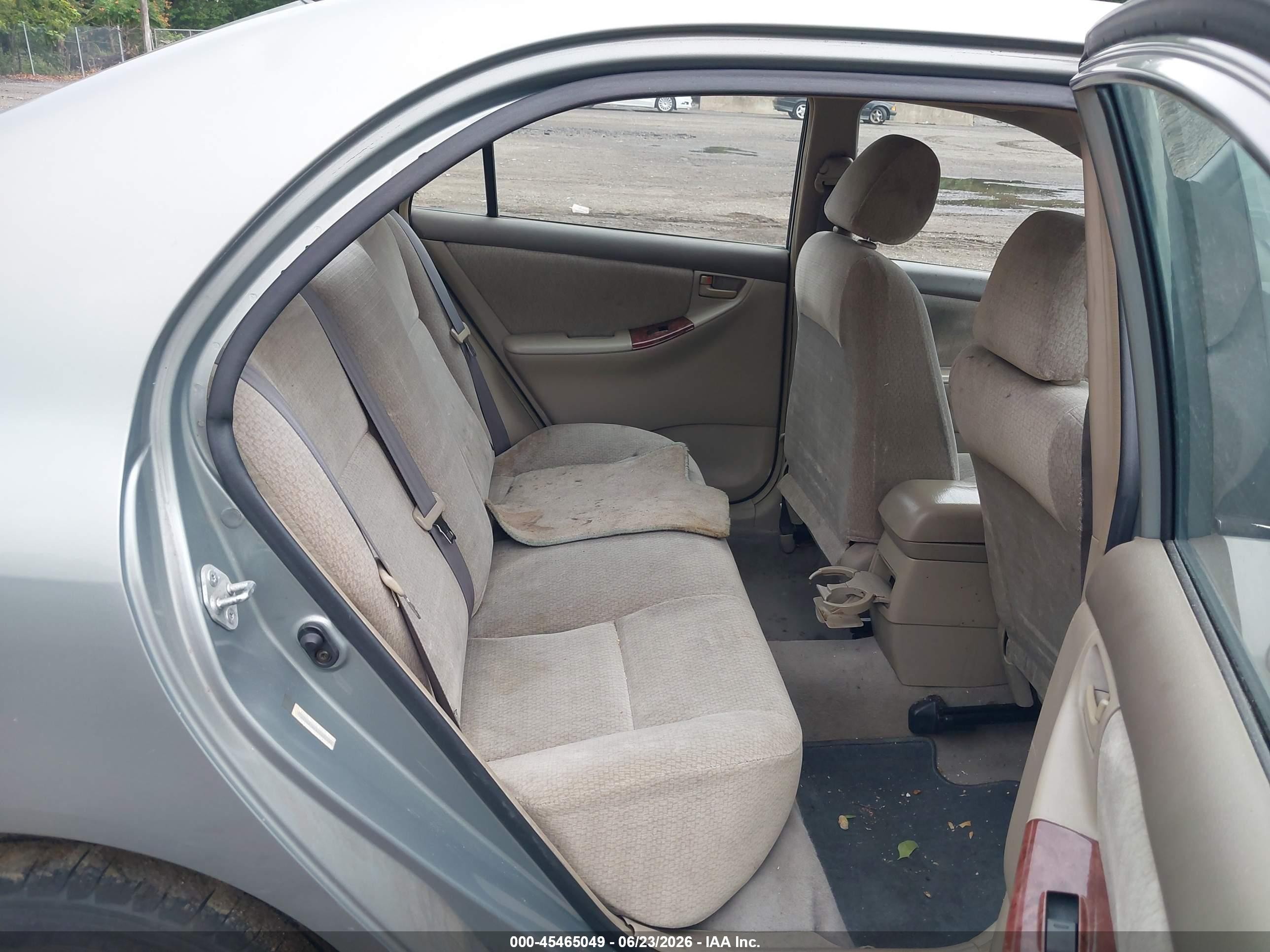 2004 Toyota Corolla Le Gray vin: 2T1BR38E64C212591