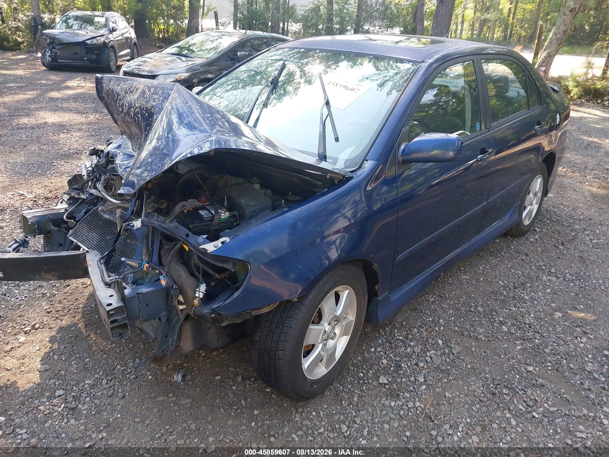 2004 Toyota Corolla S Blue vin: 2T1BR38E64C286111