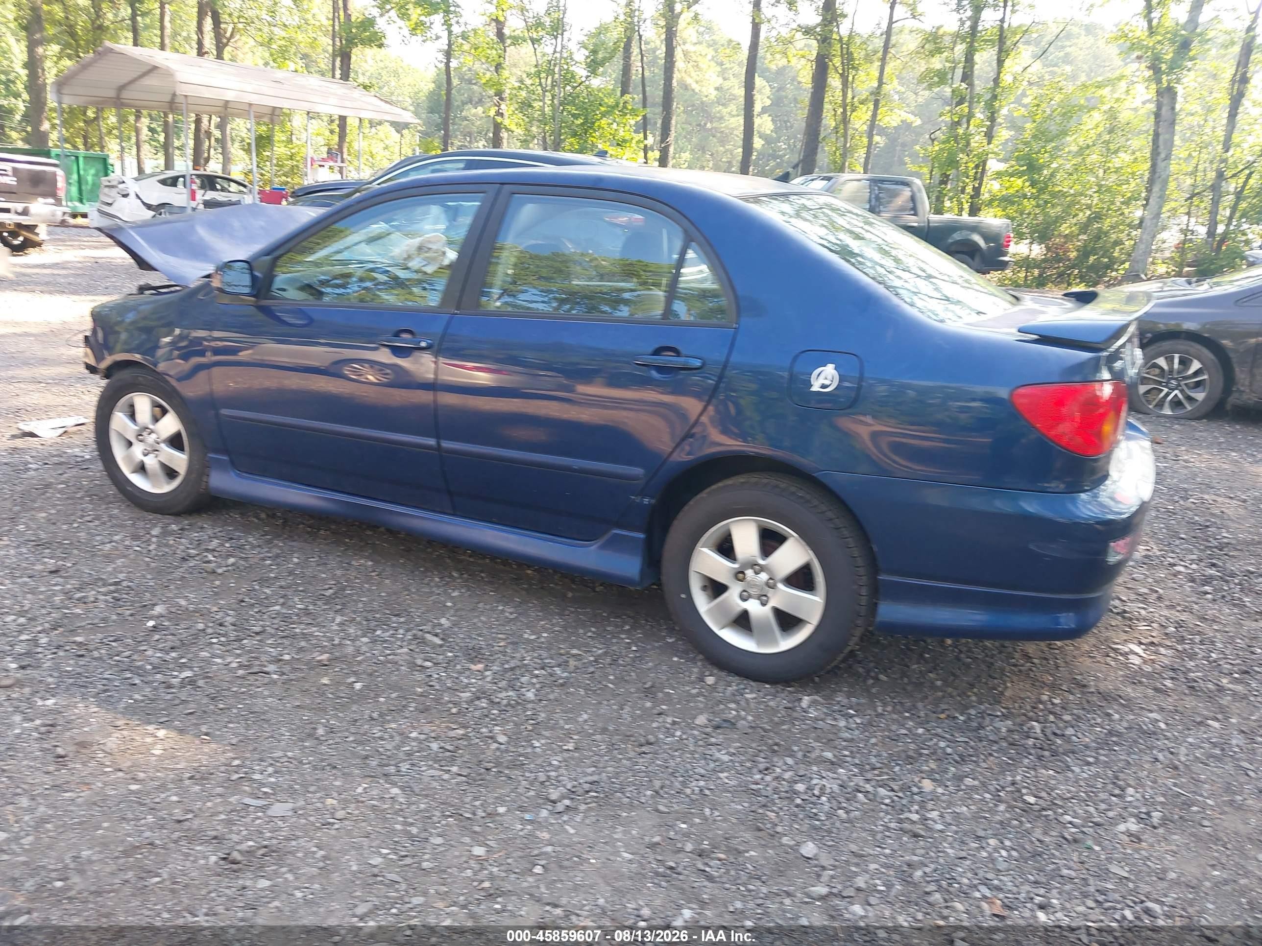 2004 Toyota Corolla S Blue vin: 2T1BR38E64C286111
