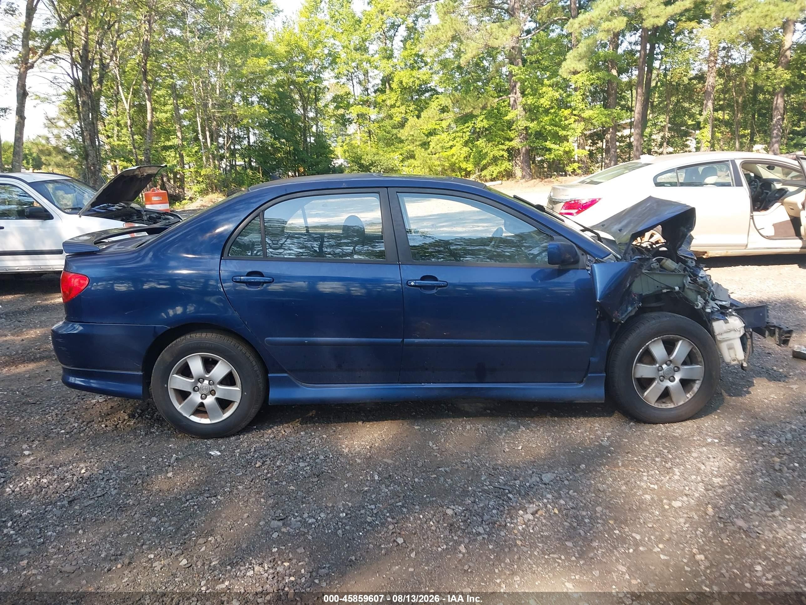 2004 Toyota Corolla S Blue vin: 2T1BR38E64C286111