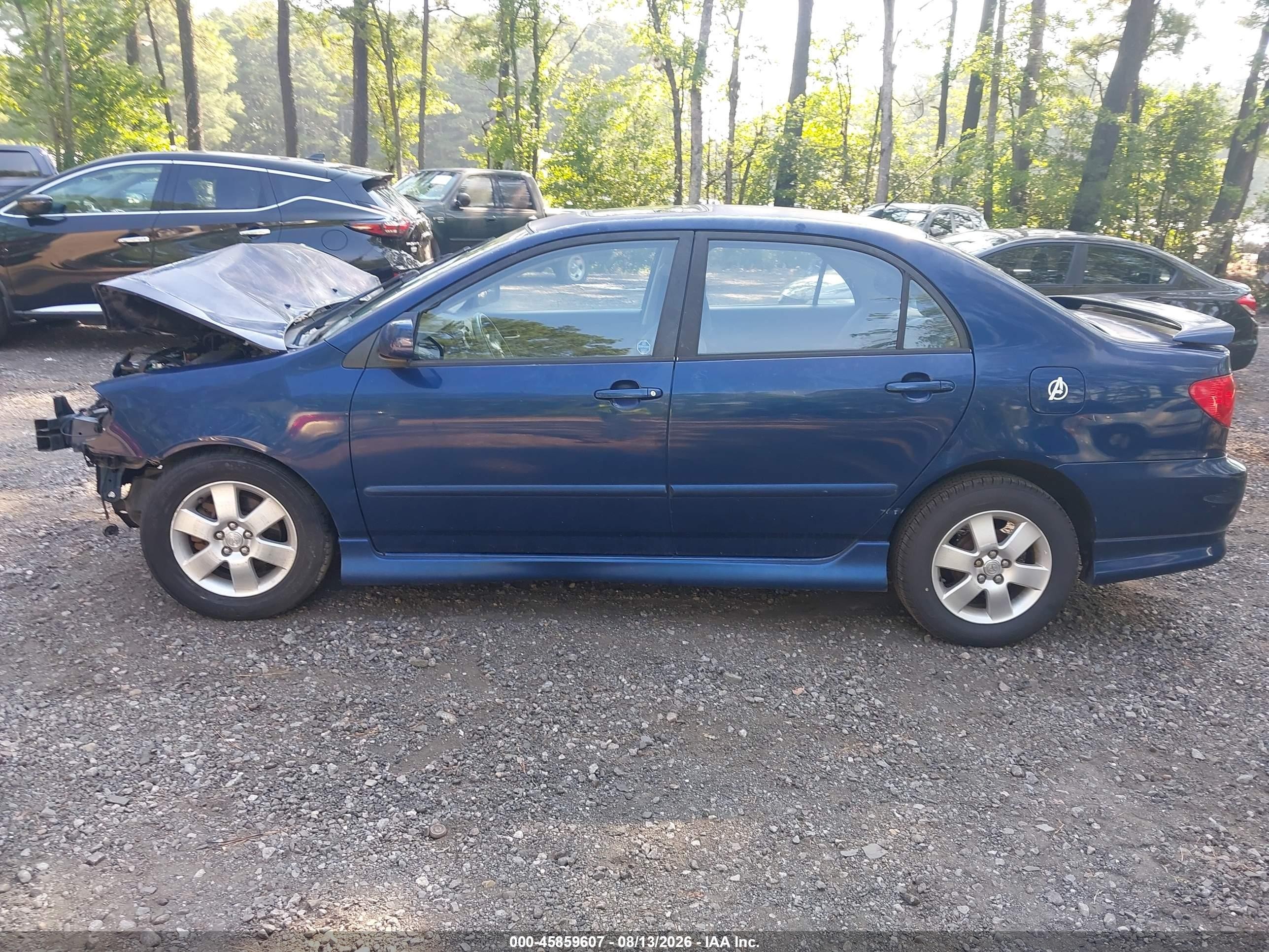 2004 Toyota Corolla S Blue vin: 2T1BR38E64C286111