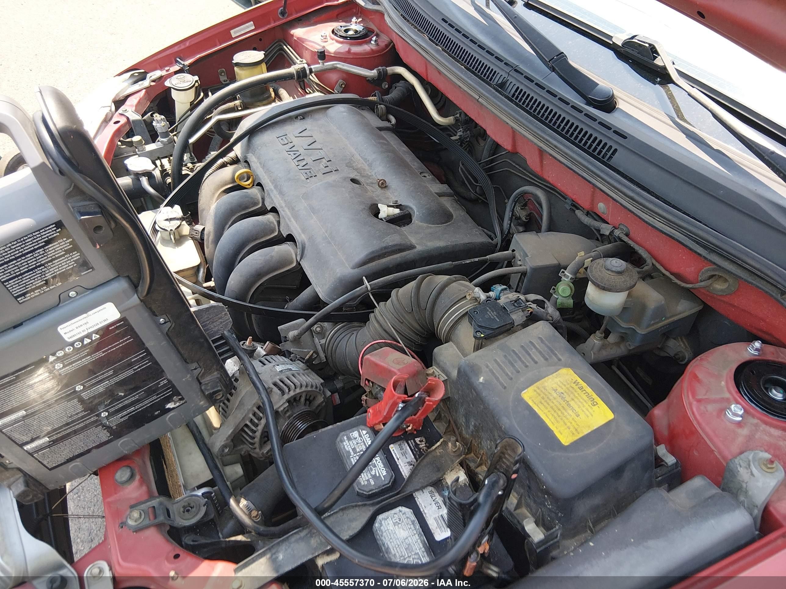 2003 Toyota Corolla Le Красный vin: 2T1BR38E83C095272