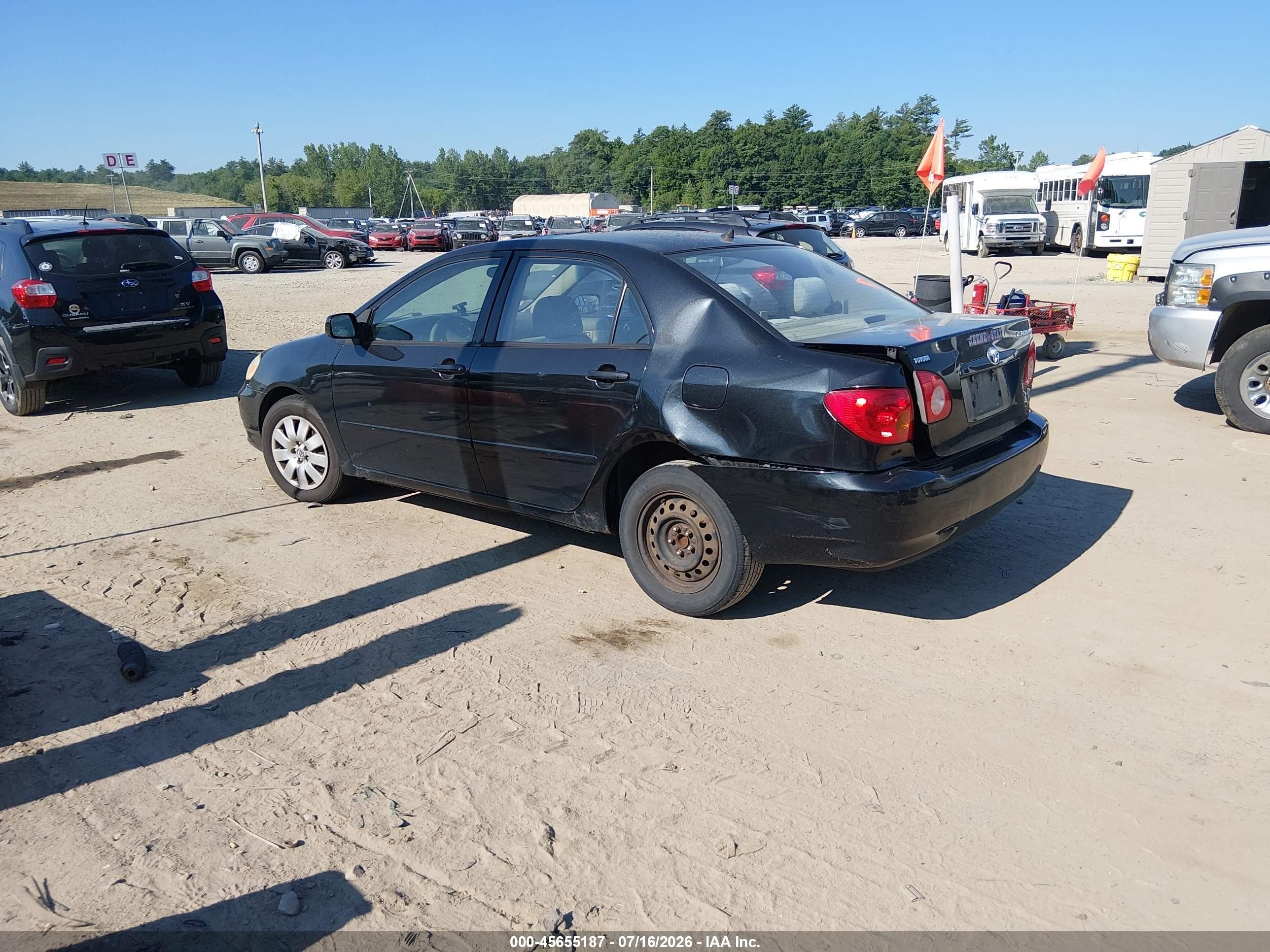 2004 Toyota Corolla Le Black vin: 2T1BR38EX4C196640
