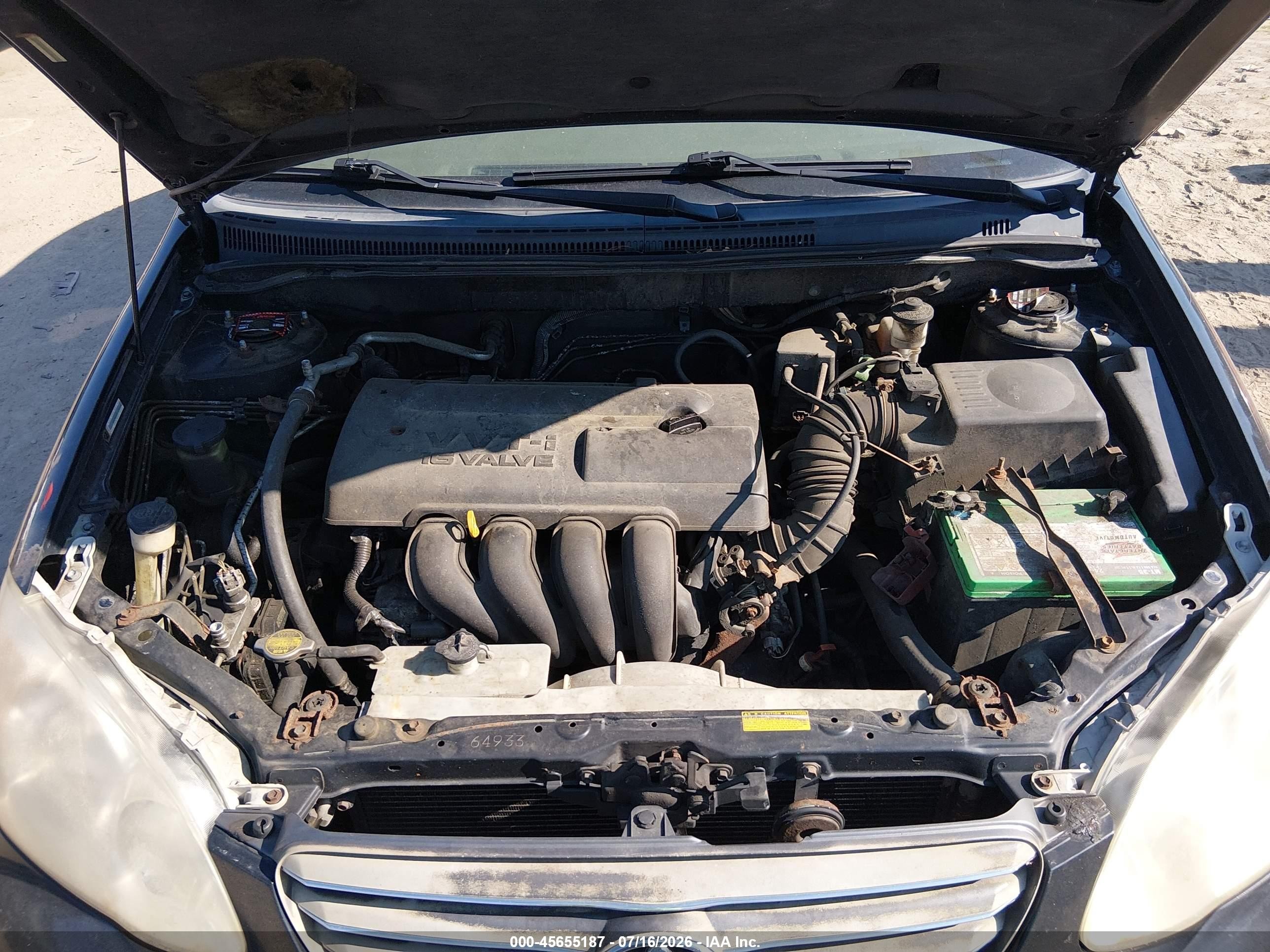 2004 Toyota Corolla Le Black vin: 2T1BR38EX4C196640