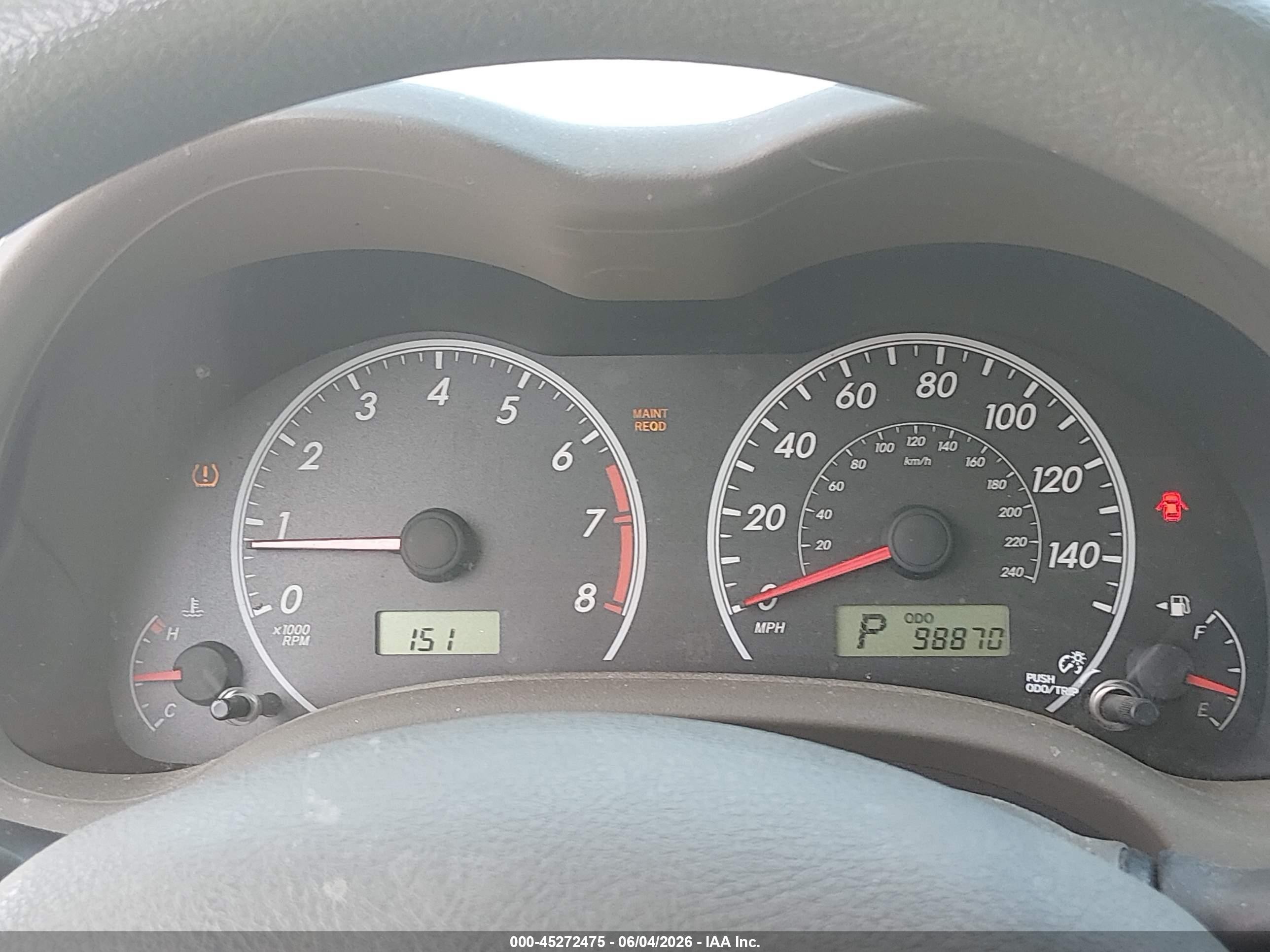 2009 Toyota Corolla Le Gold vin: 2T1BU40E09C029940