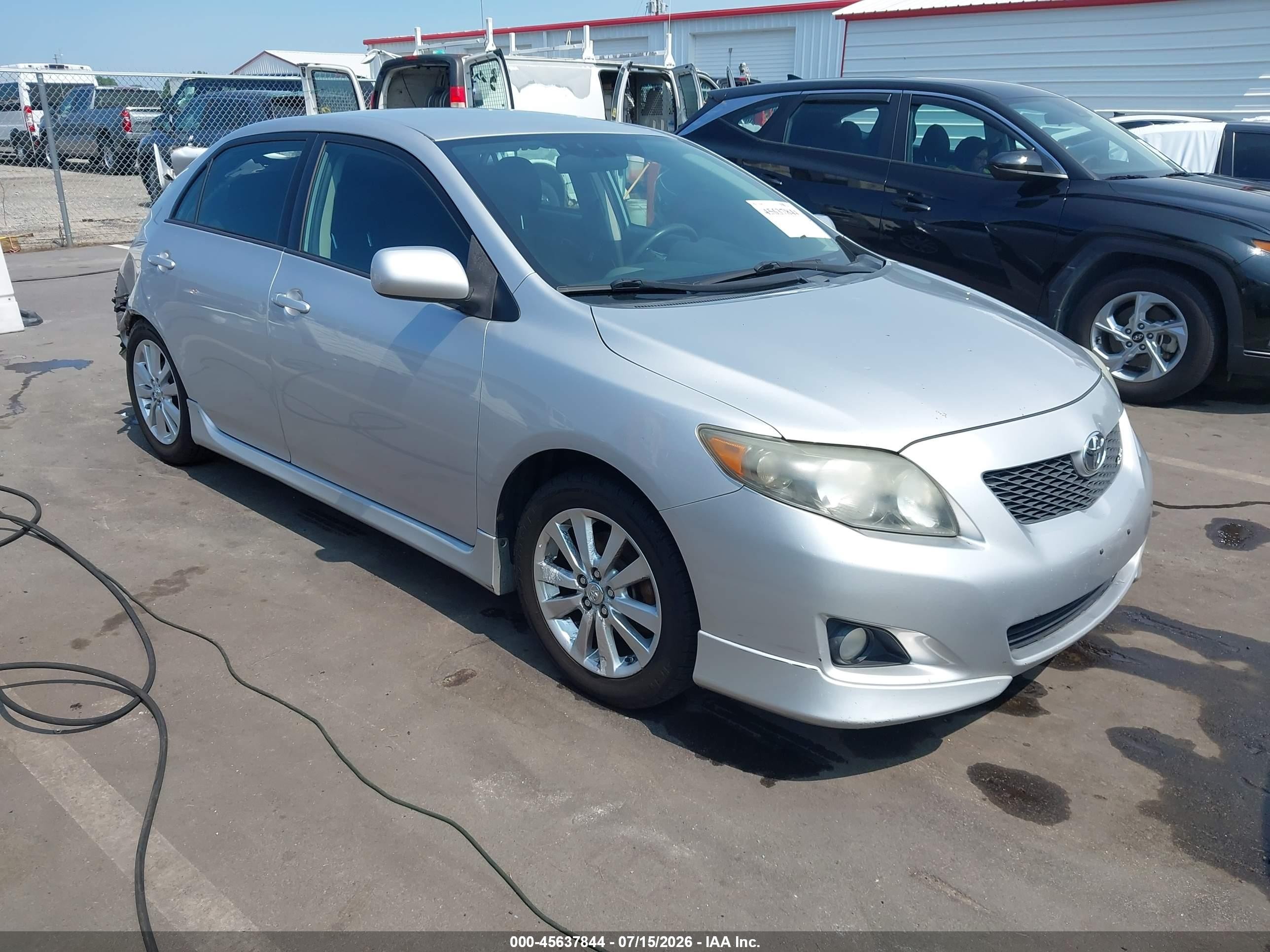2009 Toyota Corolla S Серый vin: 2T1BU40E09C062517