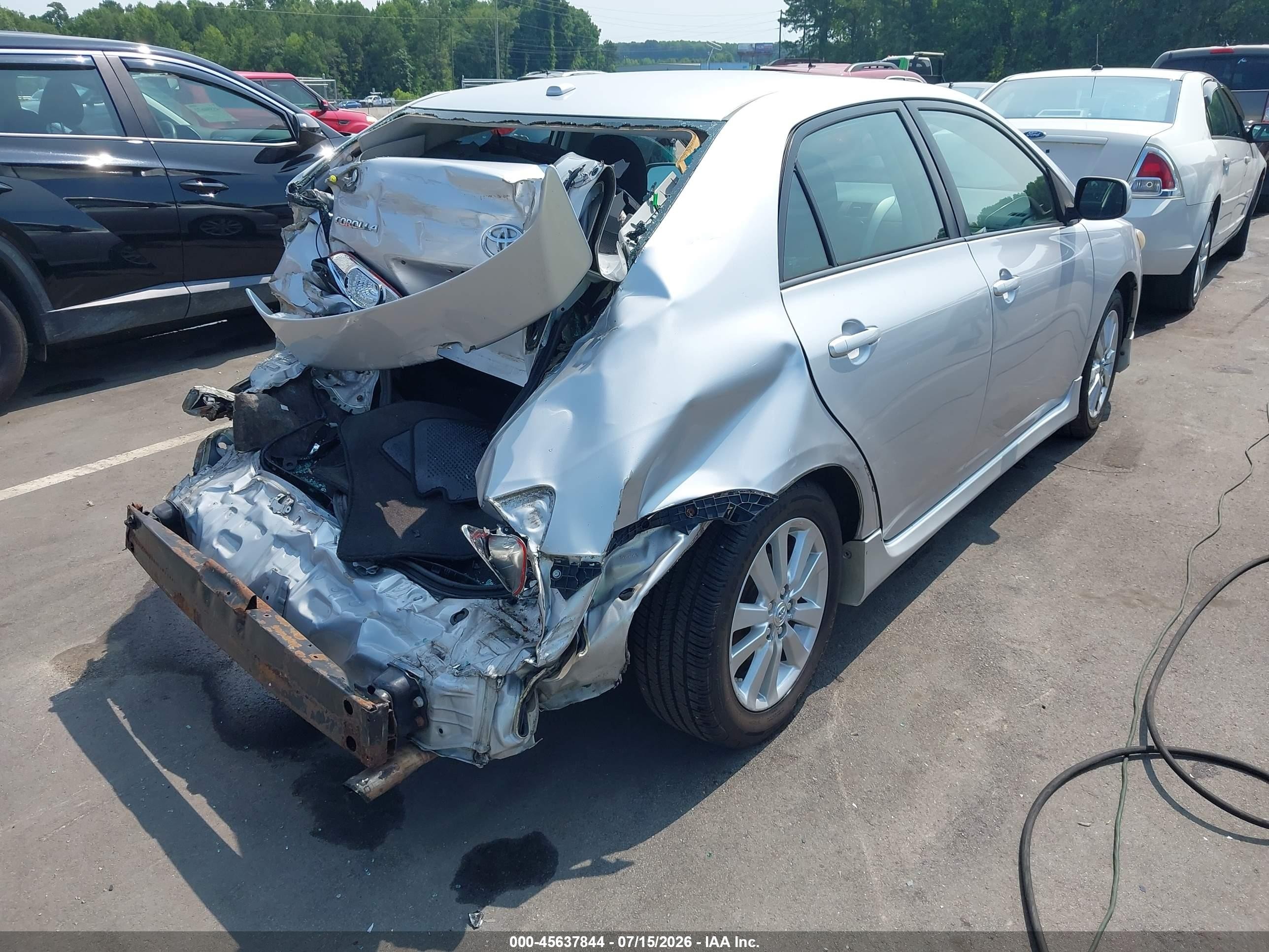 2009 Toyota Corolla S Серый vin: 2T1BU40E09C062517