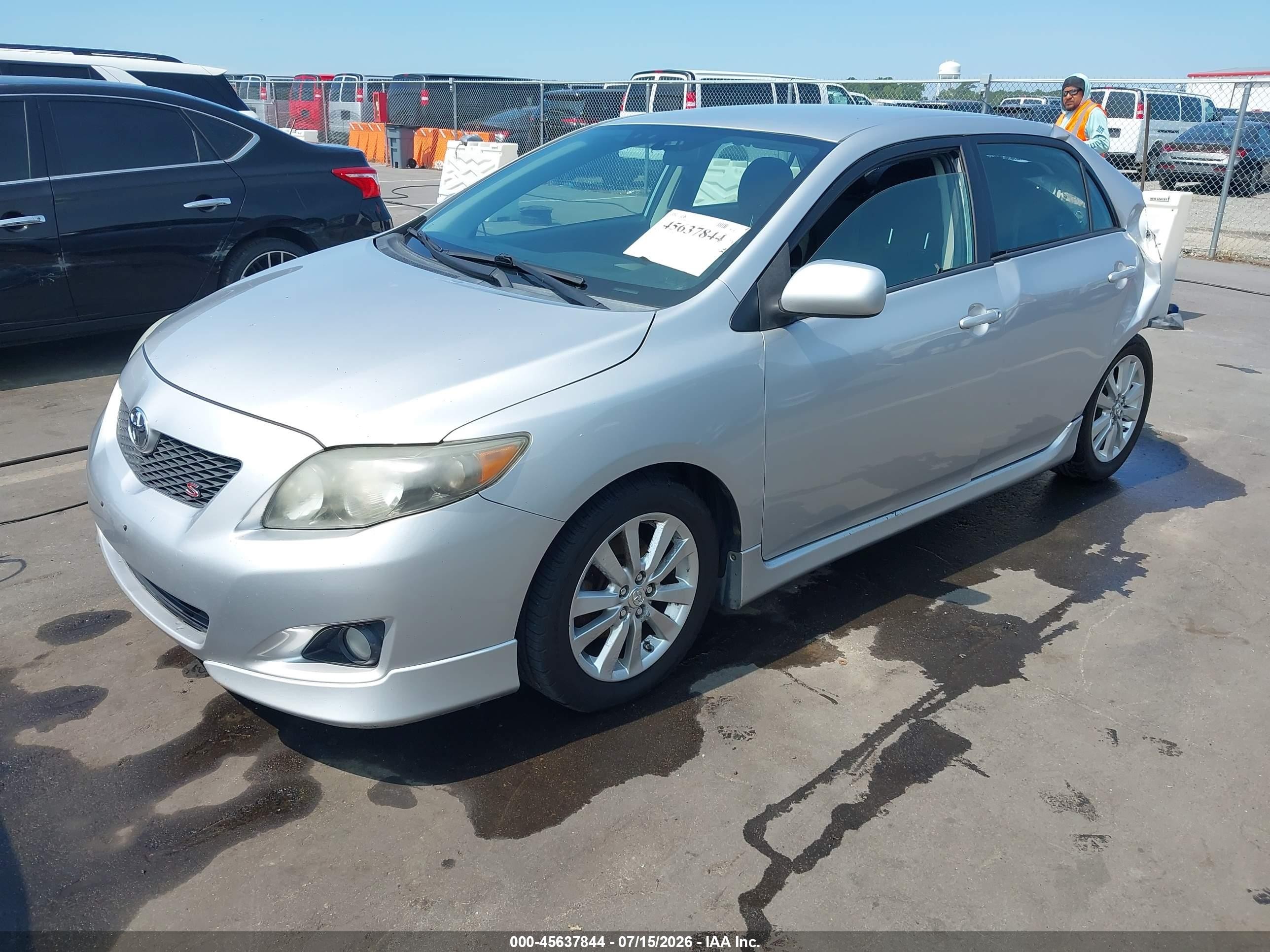 2009 Toyota Corolla S Серый vin: 2T1BU40E09C062517