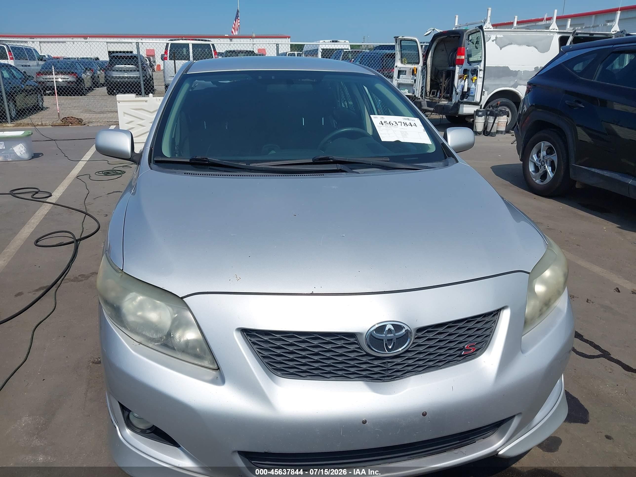 2009 Toyota Corolla S Серый vin: 2T1BU40E09C062517