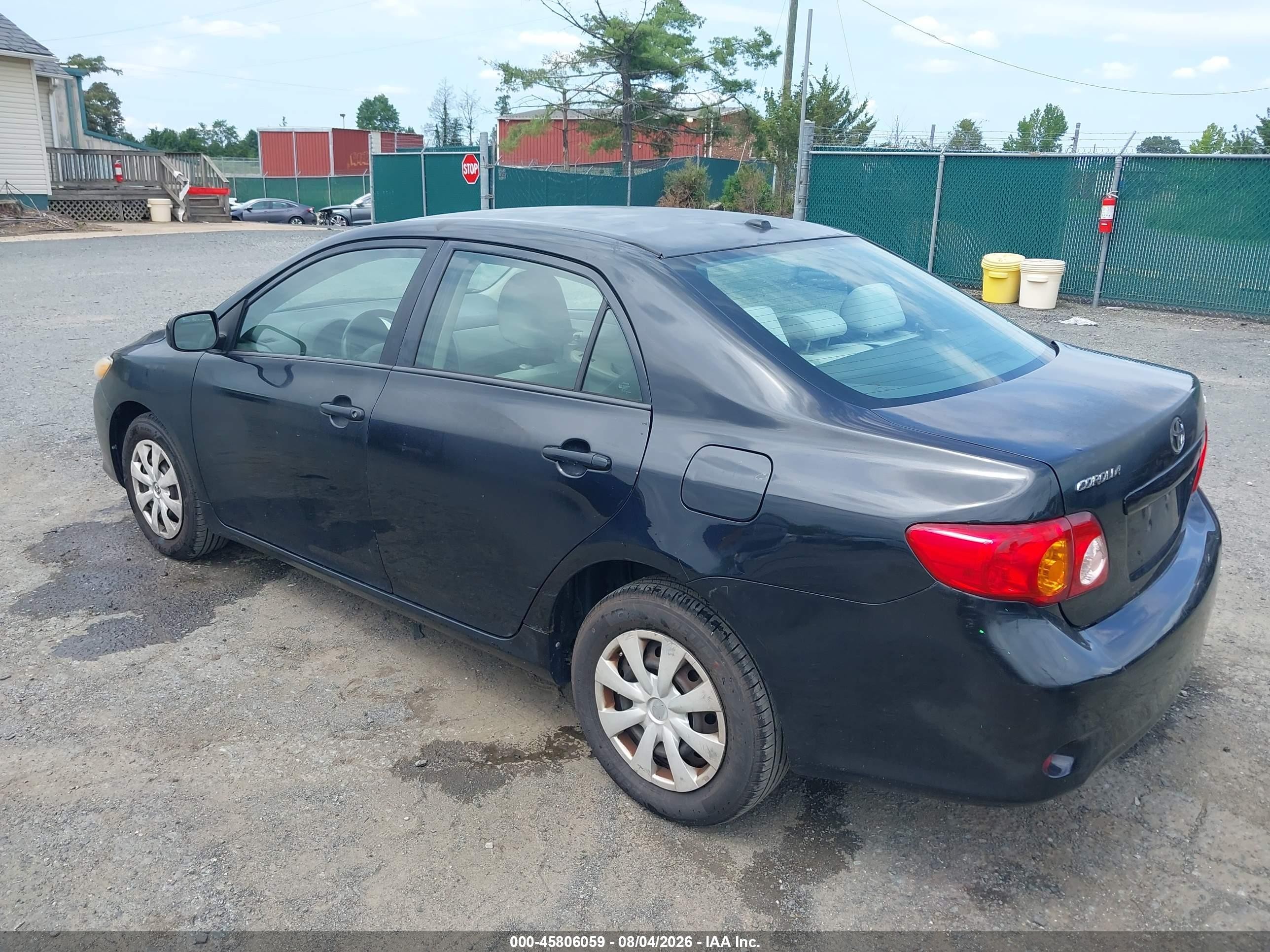 2009 Toyota Corolla Le Black vin: 2T1BU40E09C118293