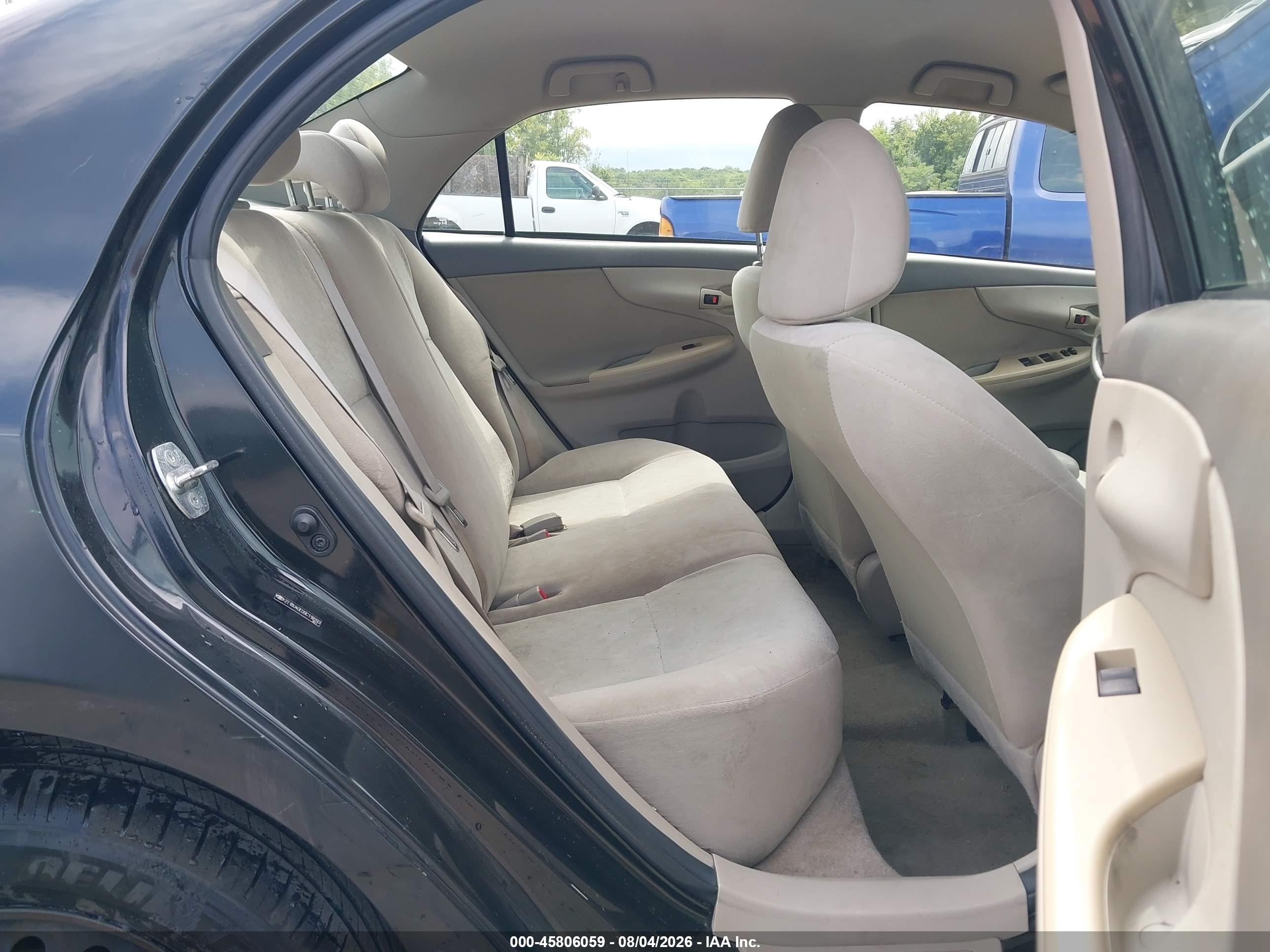 2009 Toyota Corolla Le Black vin: 2T1BU40E09C118293
