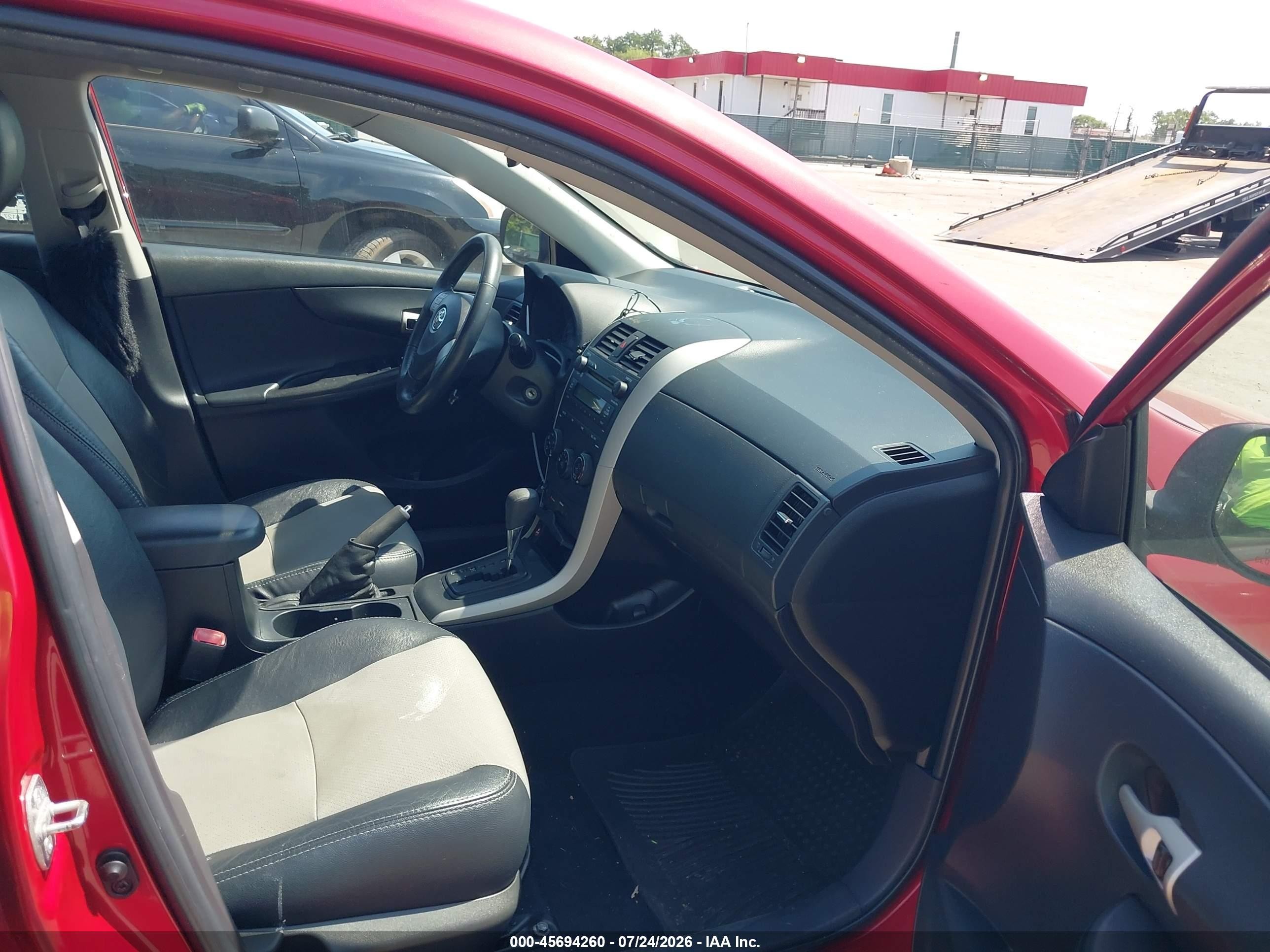 2009 Toyota Corolla S Red vin: 2T1BU40E09C118939