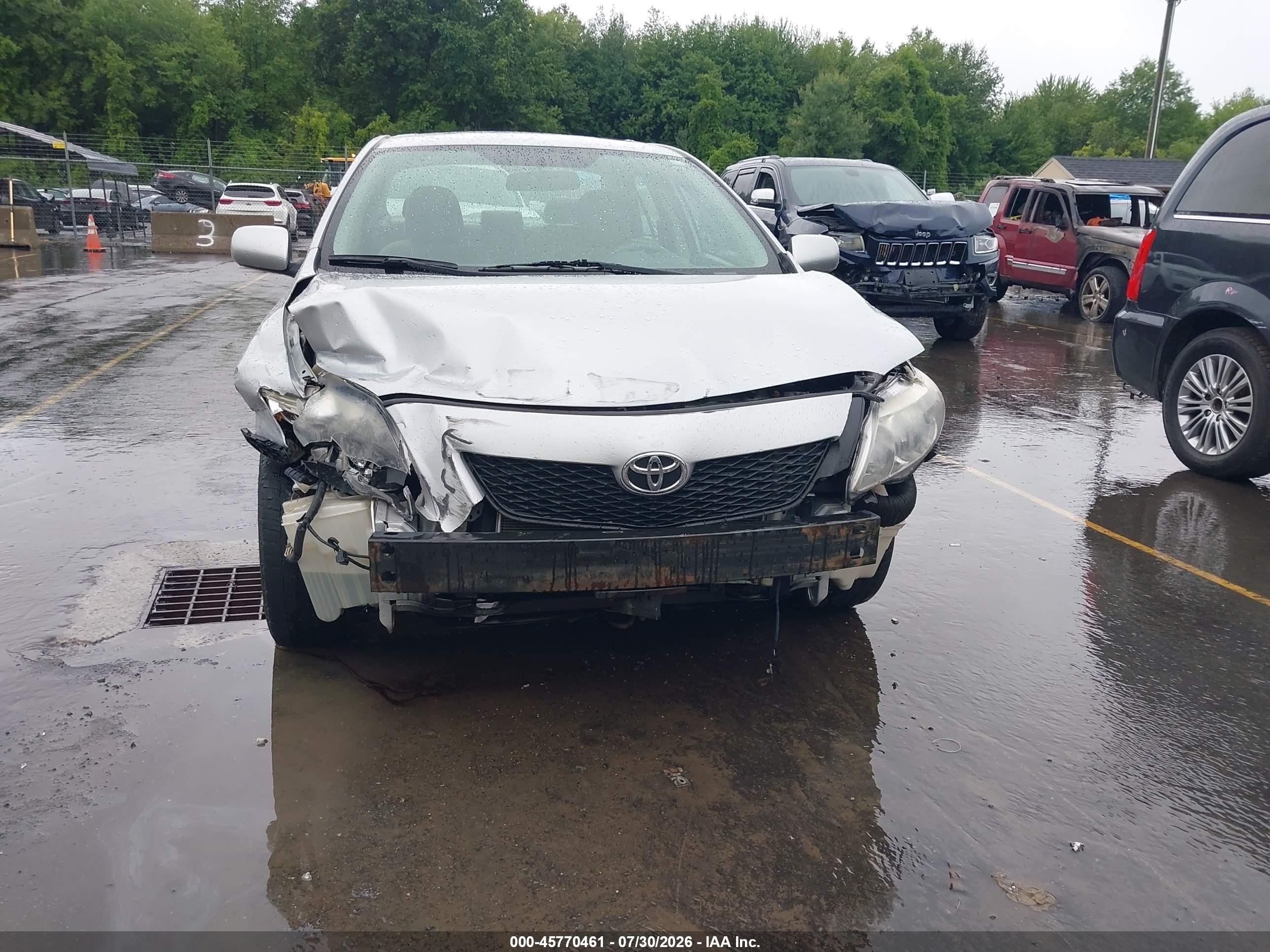 2009 Toyota Corolla Le Silver vin: 2T1BU40E09C119587