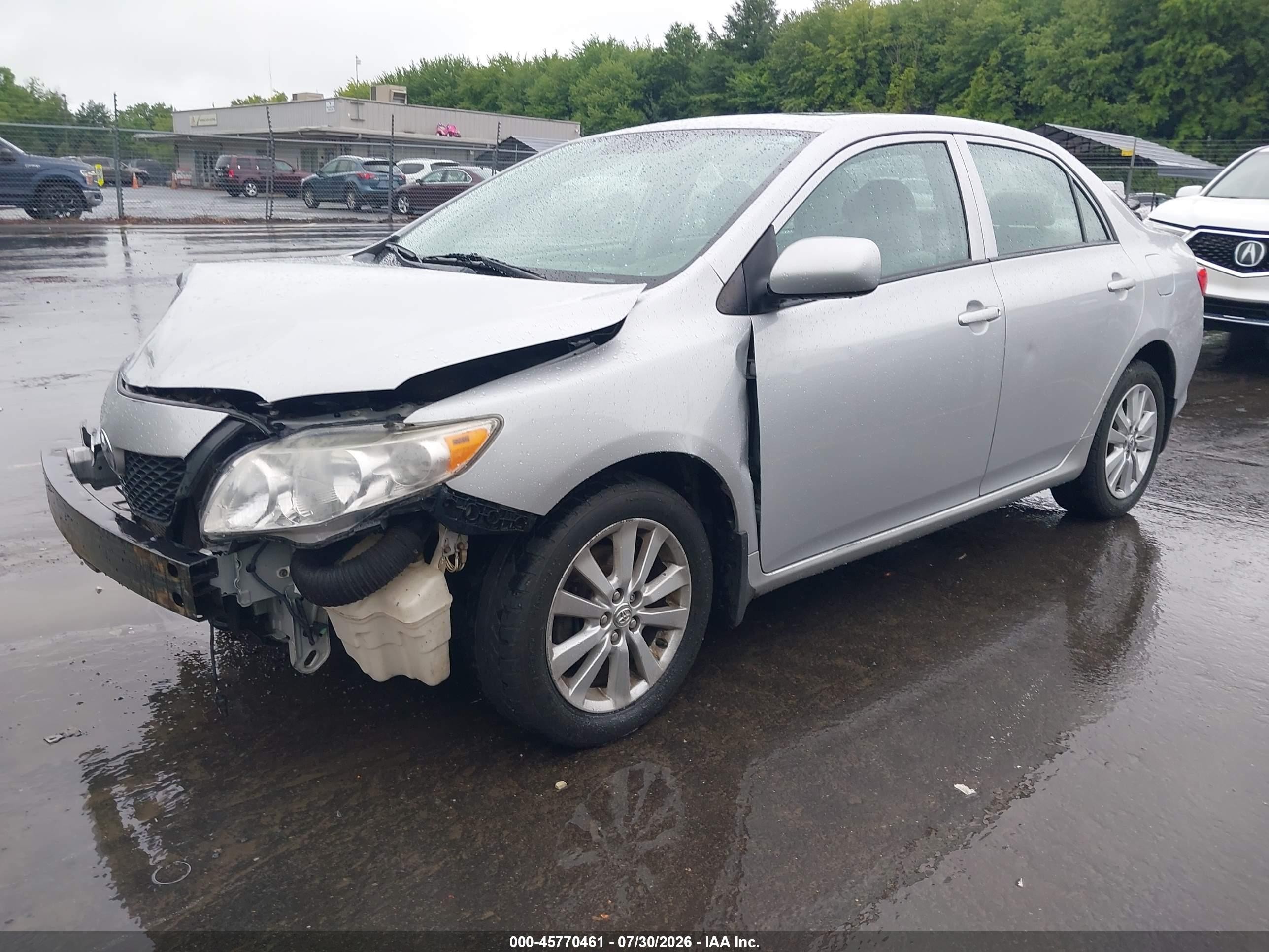 2009 Toyota Corolla Le Silver vin: 2T1BU40E09C119587