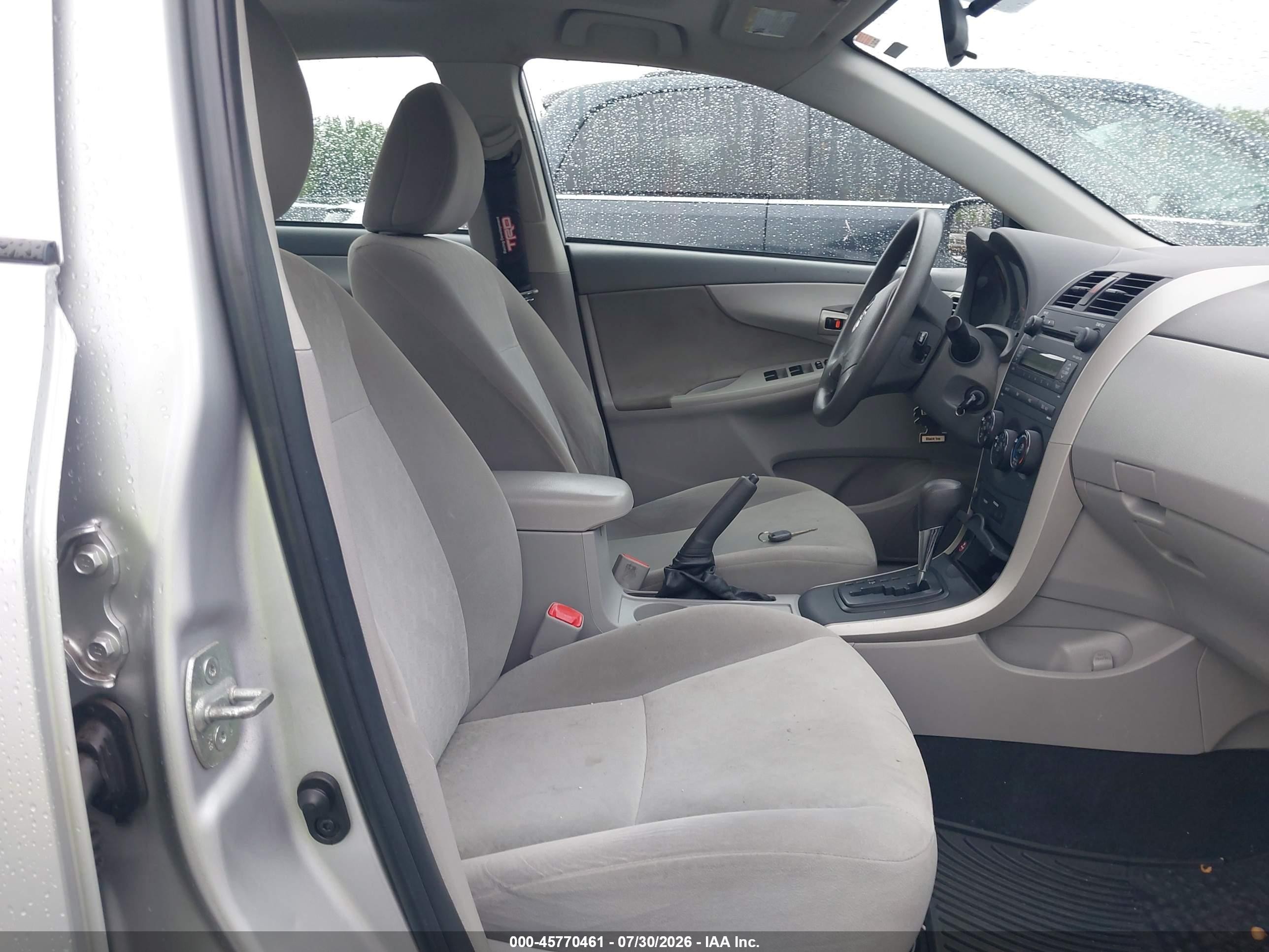 2009 Toyota Corolla Le Silver vin: 2T1BU40E09C119587