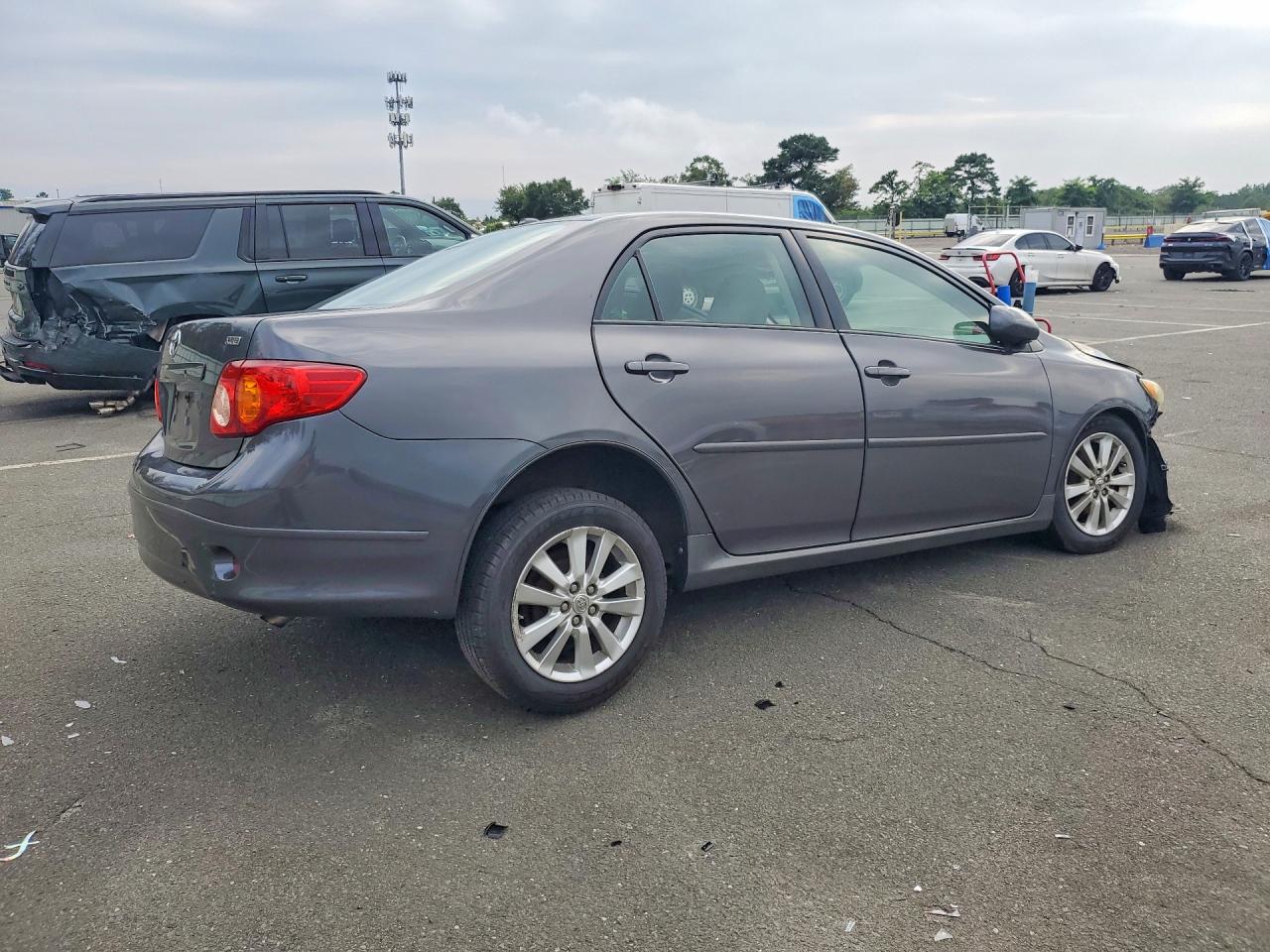 2009 Toyota Corolla Xle Gray vin: 2T1BU40E09C133375