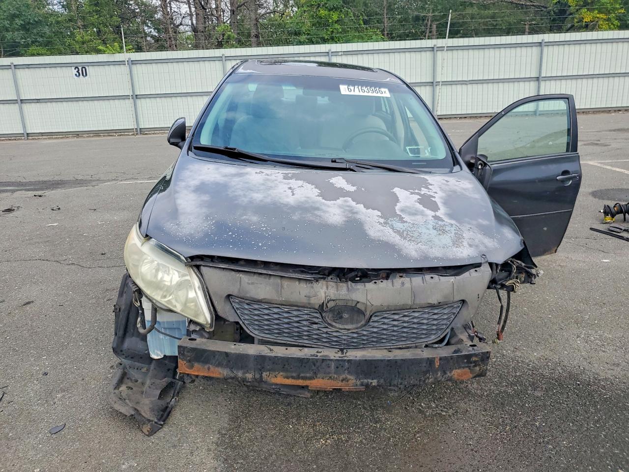 2009 Toyota Corolla Xle Gray vin: 2T1BU40E09C133375