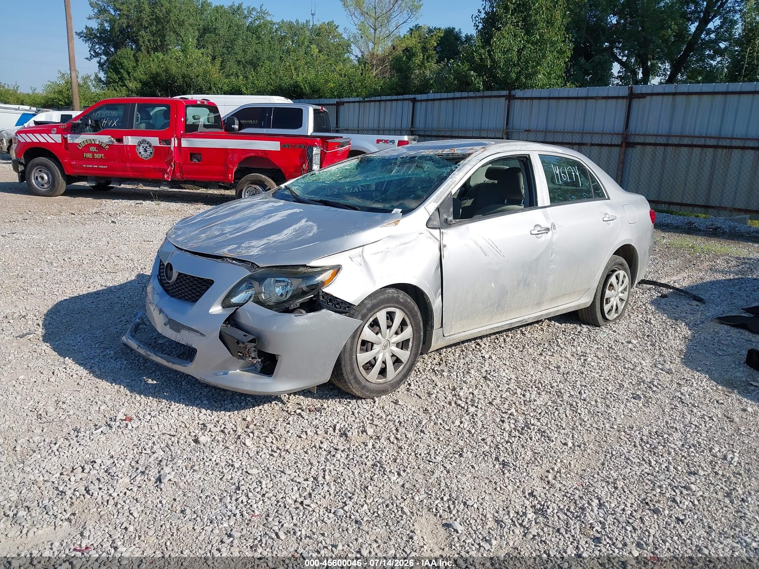 2009 Toyota Corolla Le Silver vin: 2T1BU40E09C146174