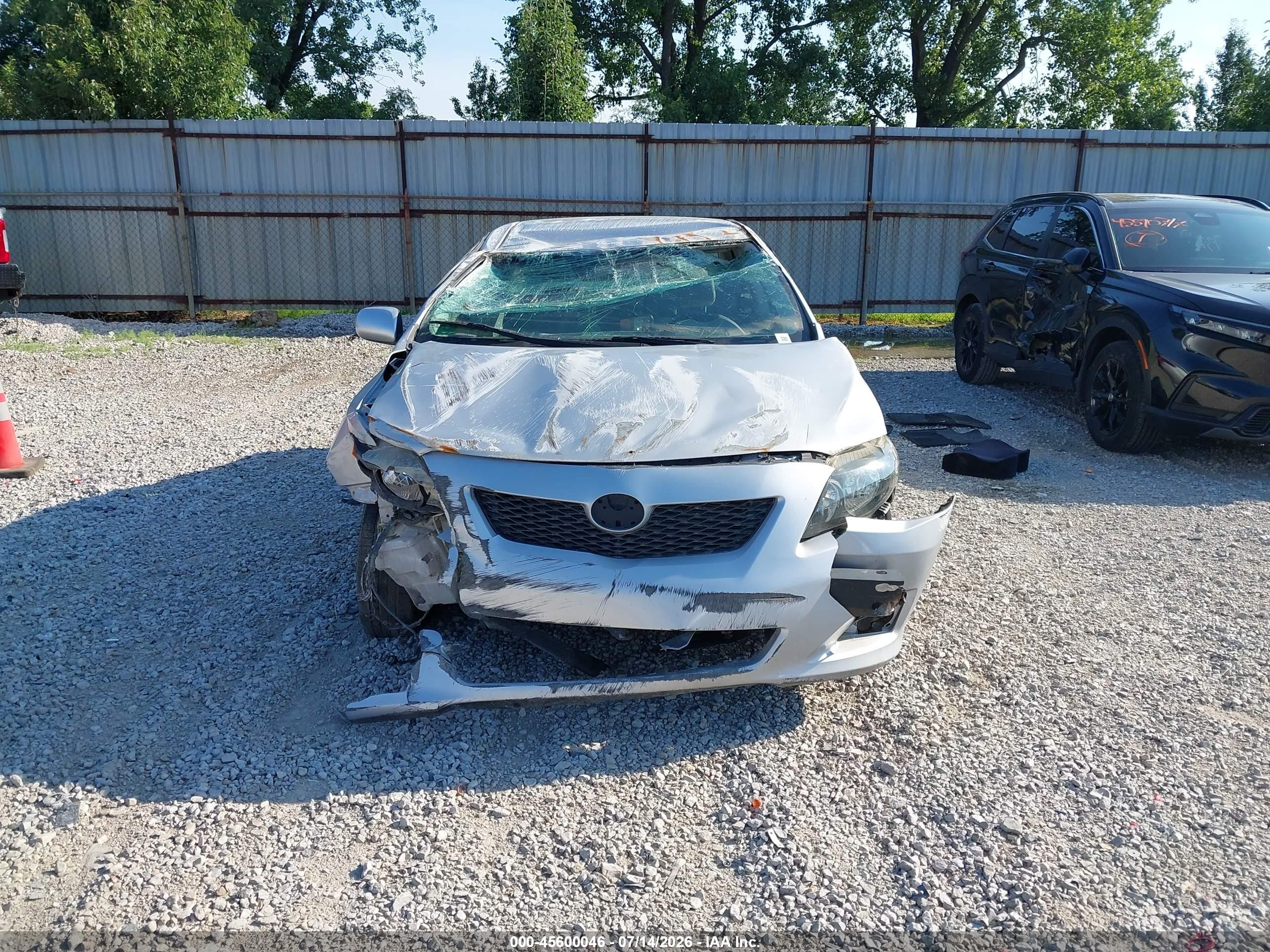 2009 Toyota Corolla Le Silver vin: 2T1BU40E09C146174