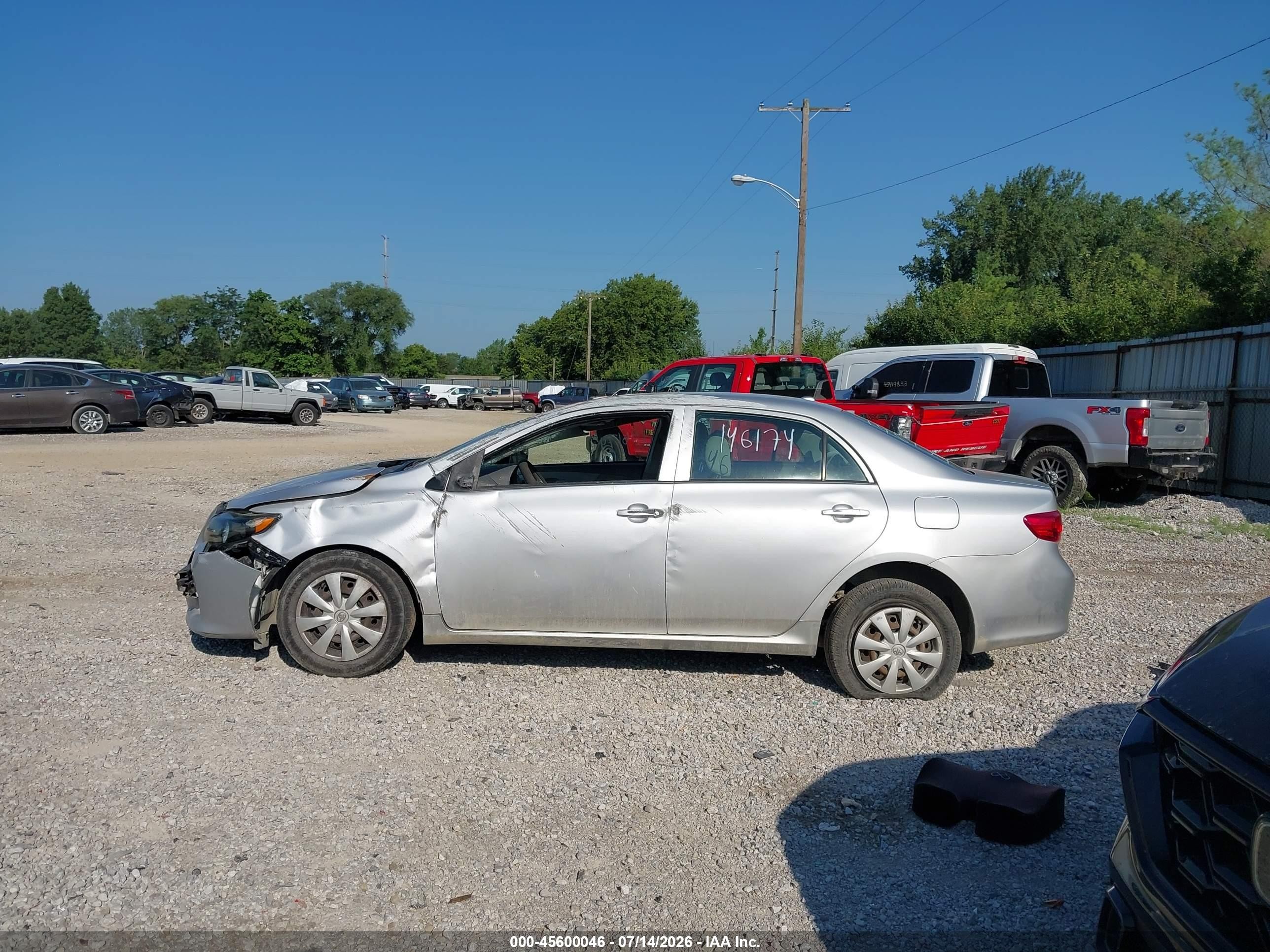 2009 Toyota Corolla Le Silver vin: 2T1BU40E09C146174