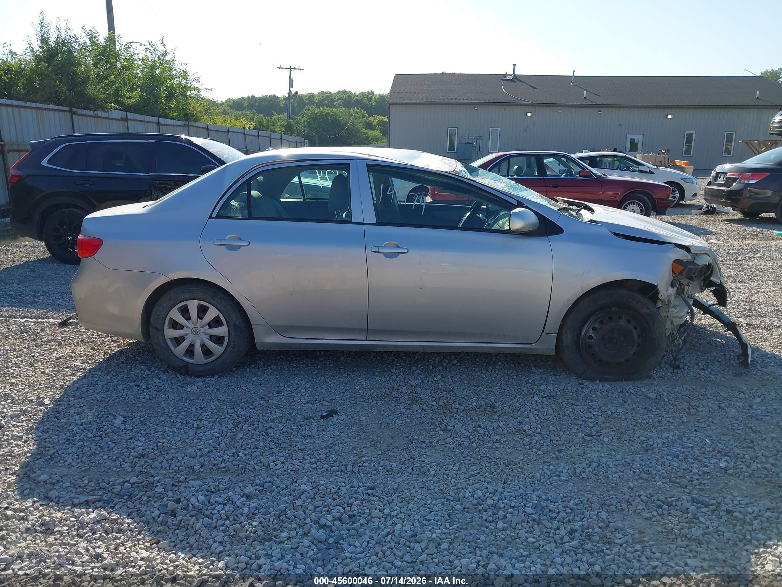 2009 Toyota Corolla Le Silver vin: 2T1BU40E09C146174