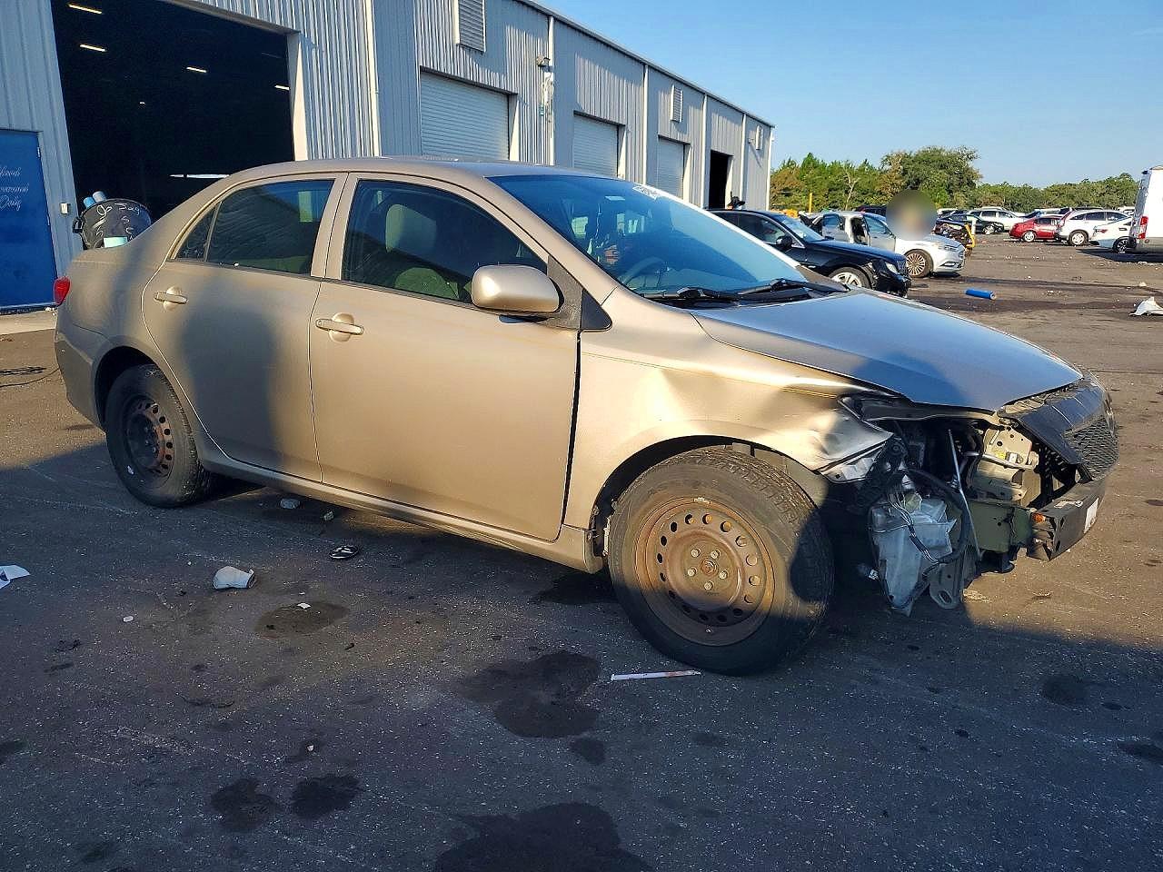 2009 Toyota Corolla Le Beige vin: 2T1BU40E09C157532