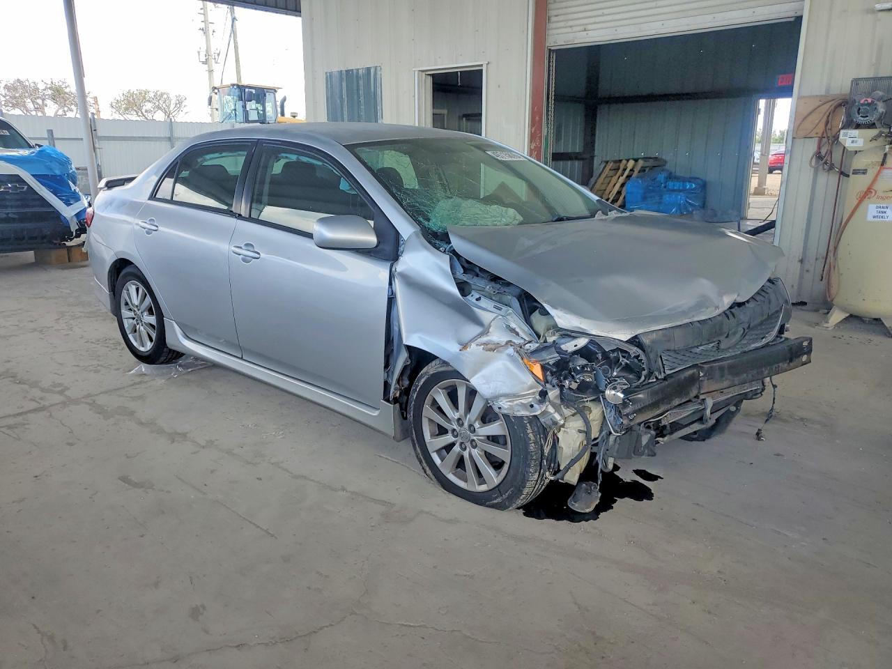 2009 Toyota Corolla S Gray vin: 2T1BU40E09C177036