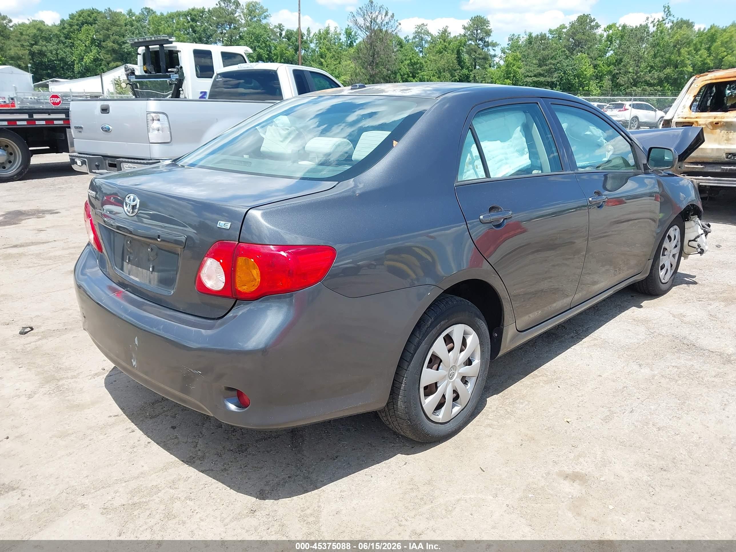 2009 Toyota Corolla S/le/xle Серый vin: 2T1BU40E09C185377