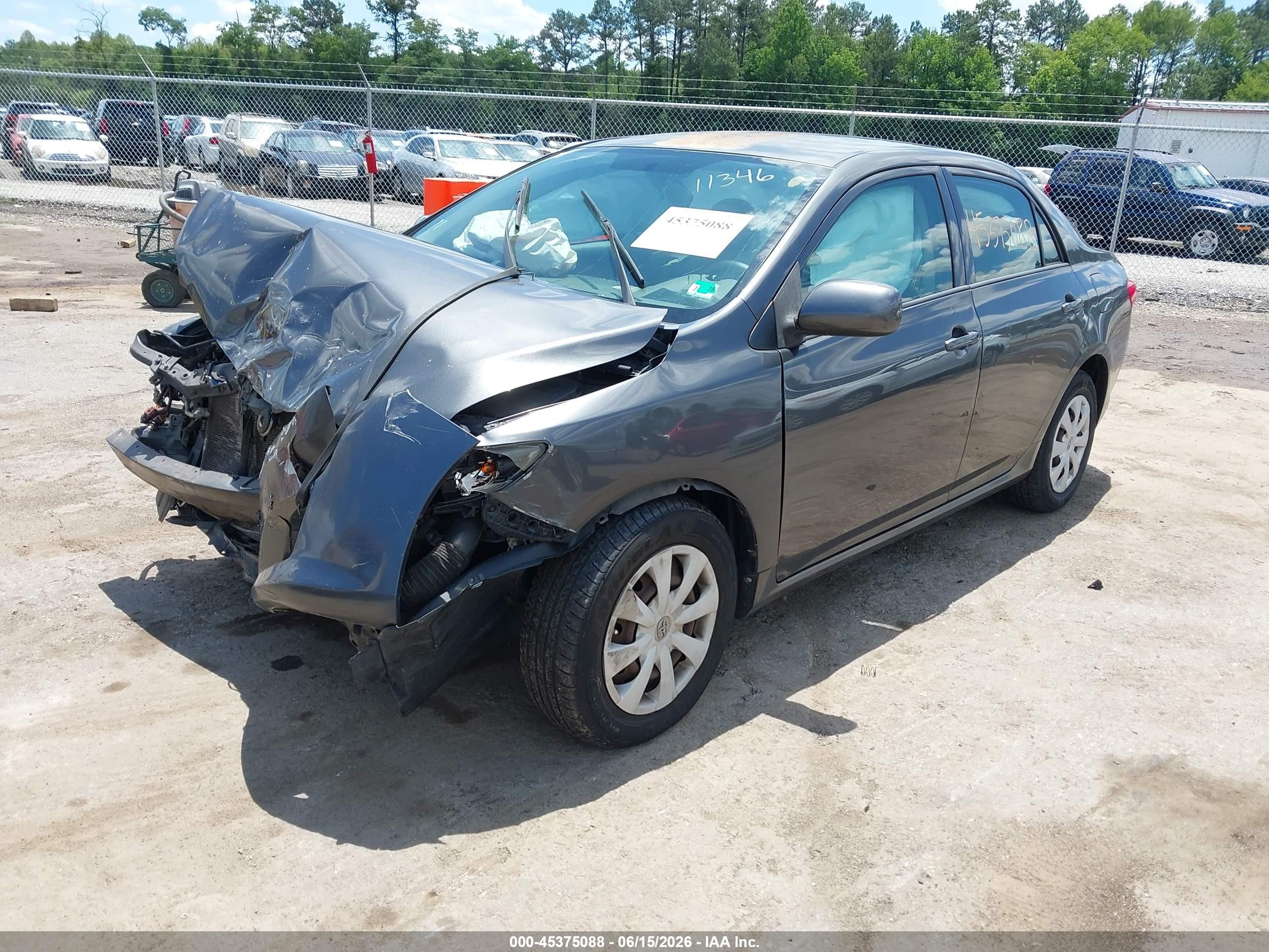 2009 Toyota Corolla S/le/xle Серый vin: 2T1BU40E09C185377