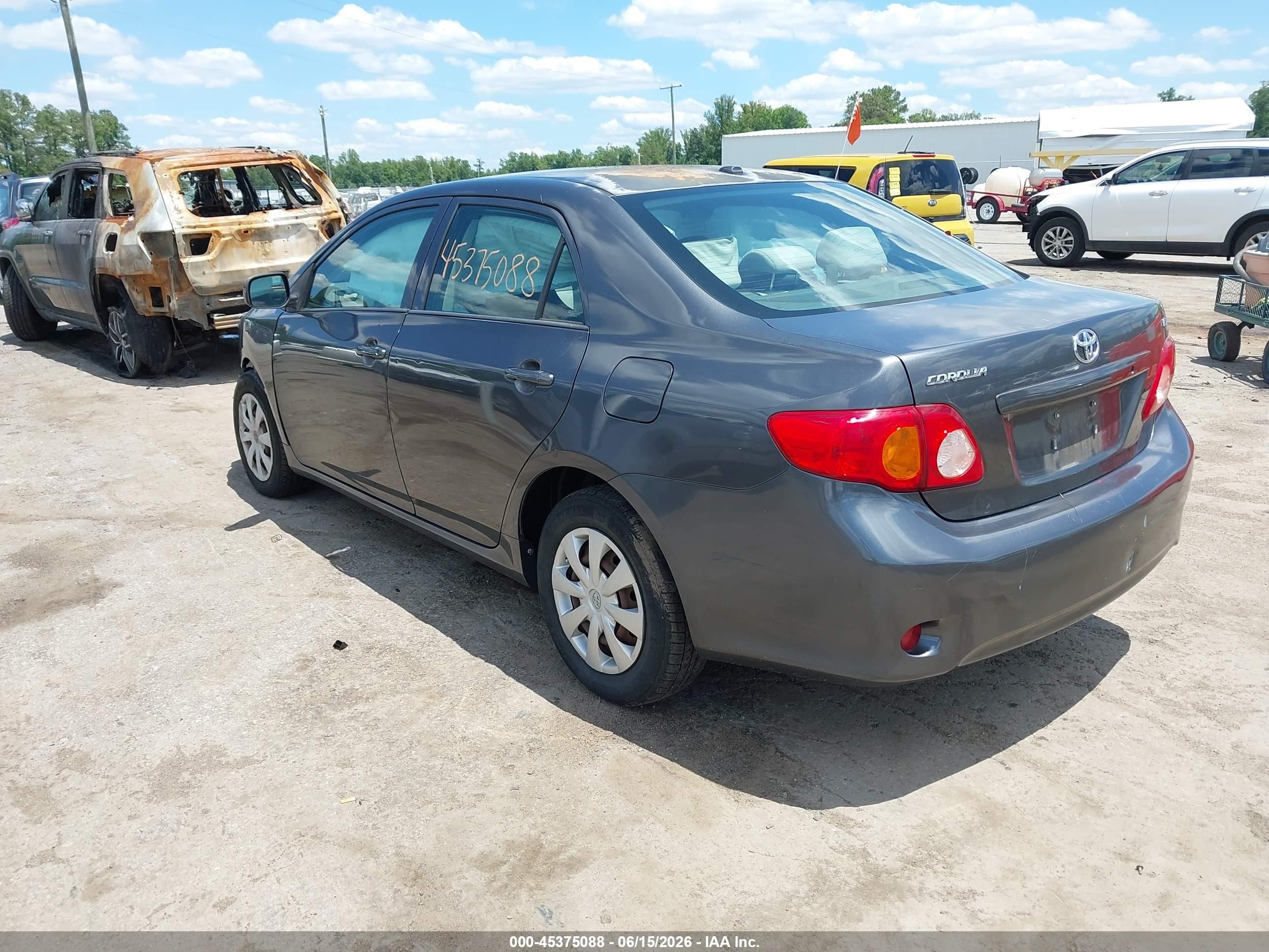 2009 Toyota Corolla S/le/xle Серый vin: 2T1BU40E09C185377