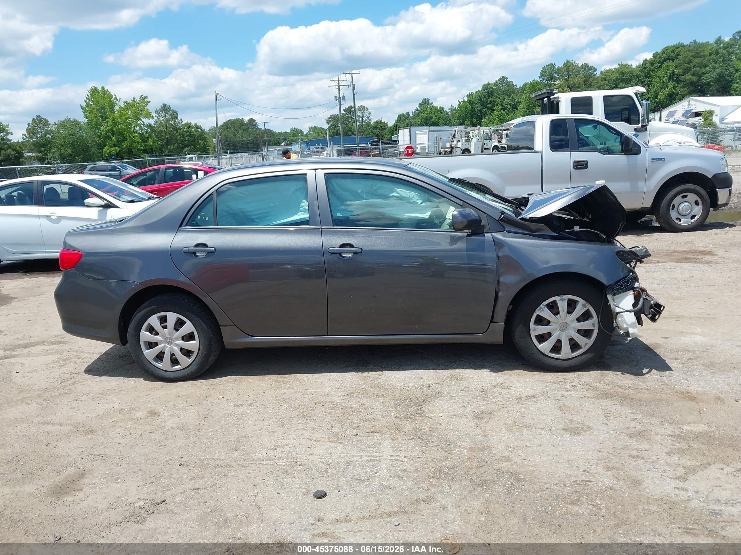 2009 Toyota Corolla S/le/xle Серый vin: 2T1BU40E09C185377