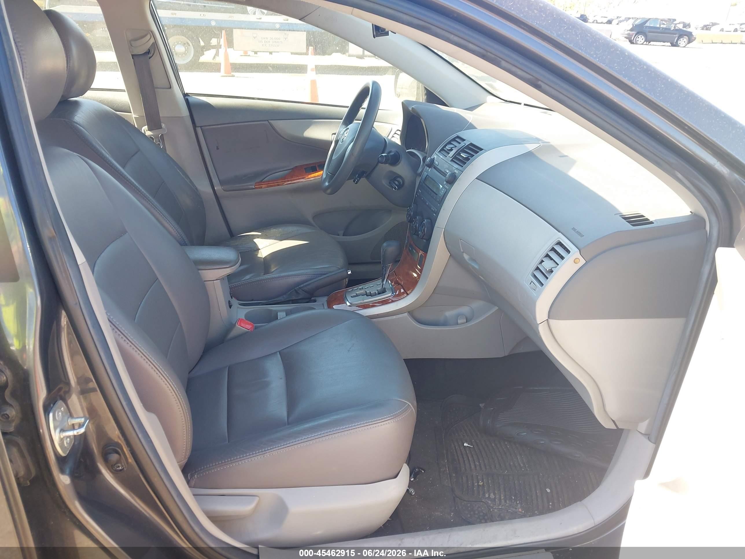 2009 Toyota Corolla Xle Gray vin: 2T1BU40E19C006781