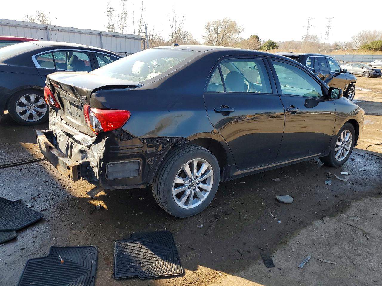 2009 Toyota Corolla Le Black vin: 2T1BU40E19C035424