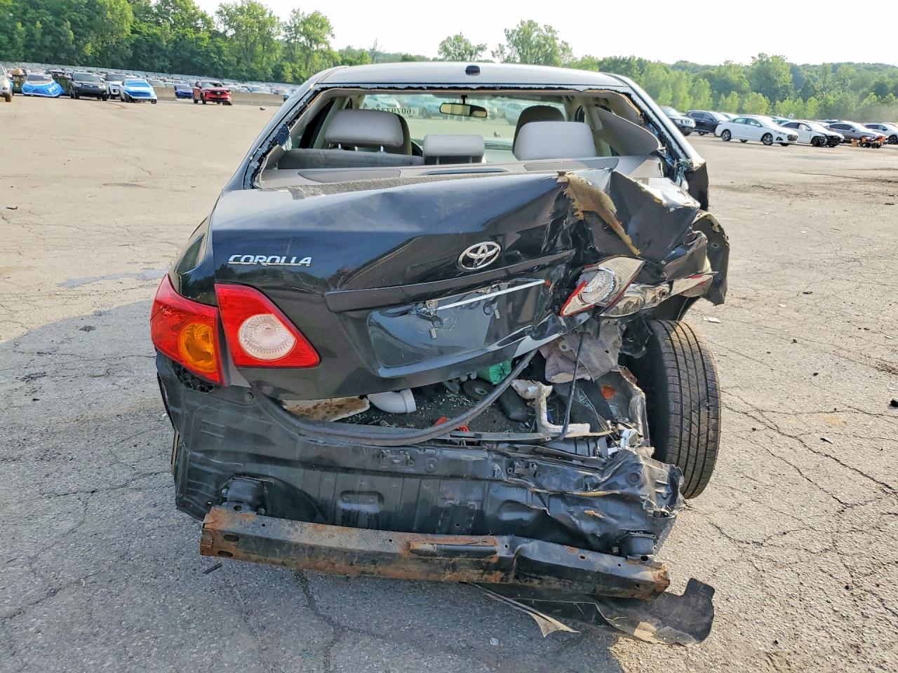 2009 Toyota Corolla Le Black vin: 2T1BU40E19C046312