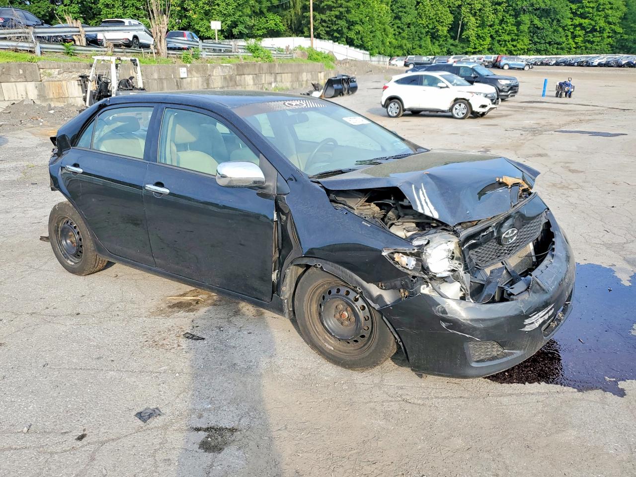 2009 Toyota Corolla Le Black vin: 2T1BU40E19C046312