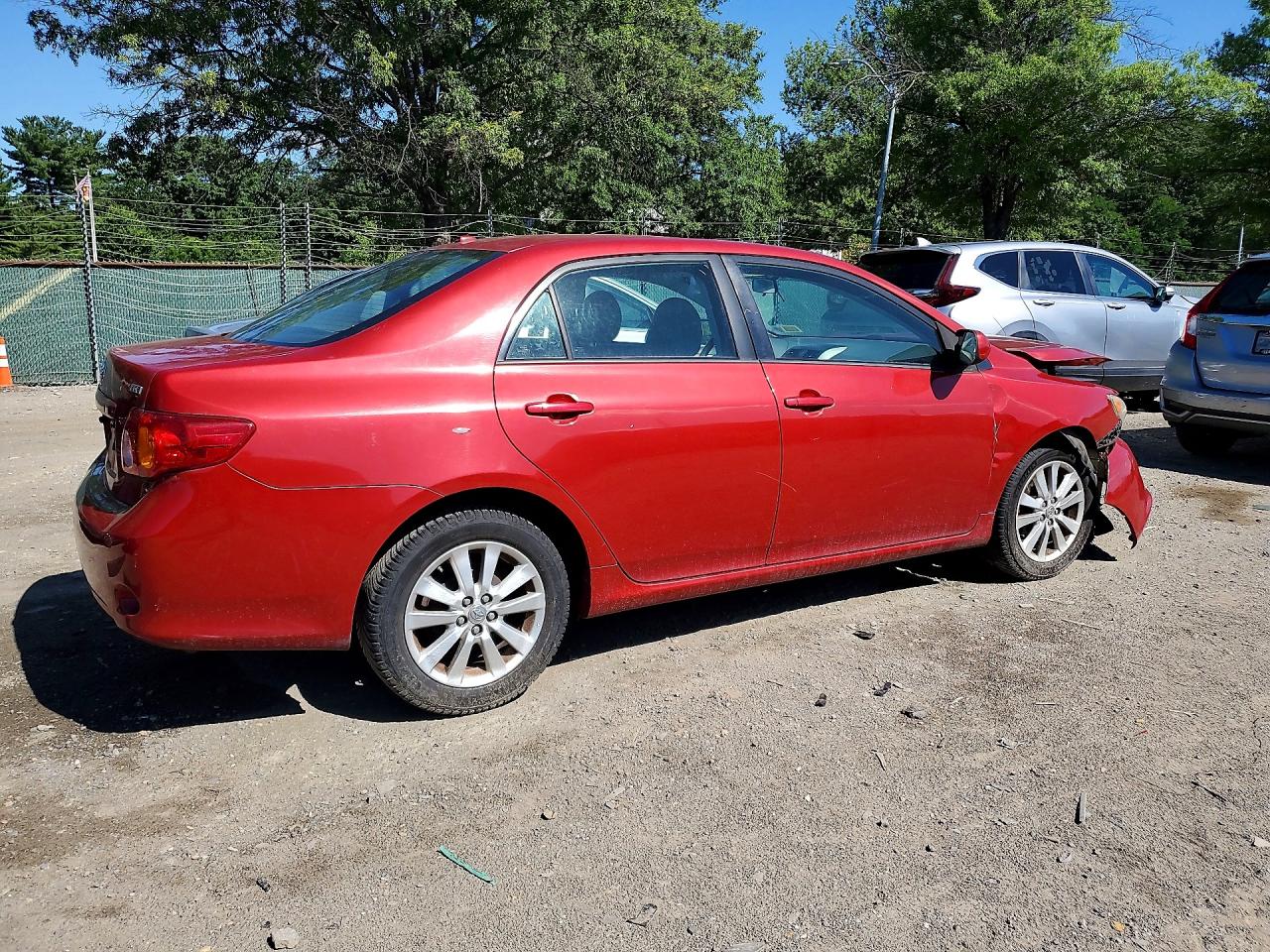 2009 Toyota Corolla Base Red vin: 2T1BU40E19C058024