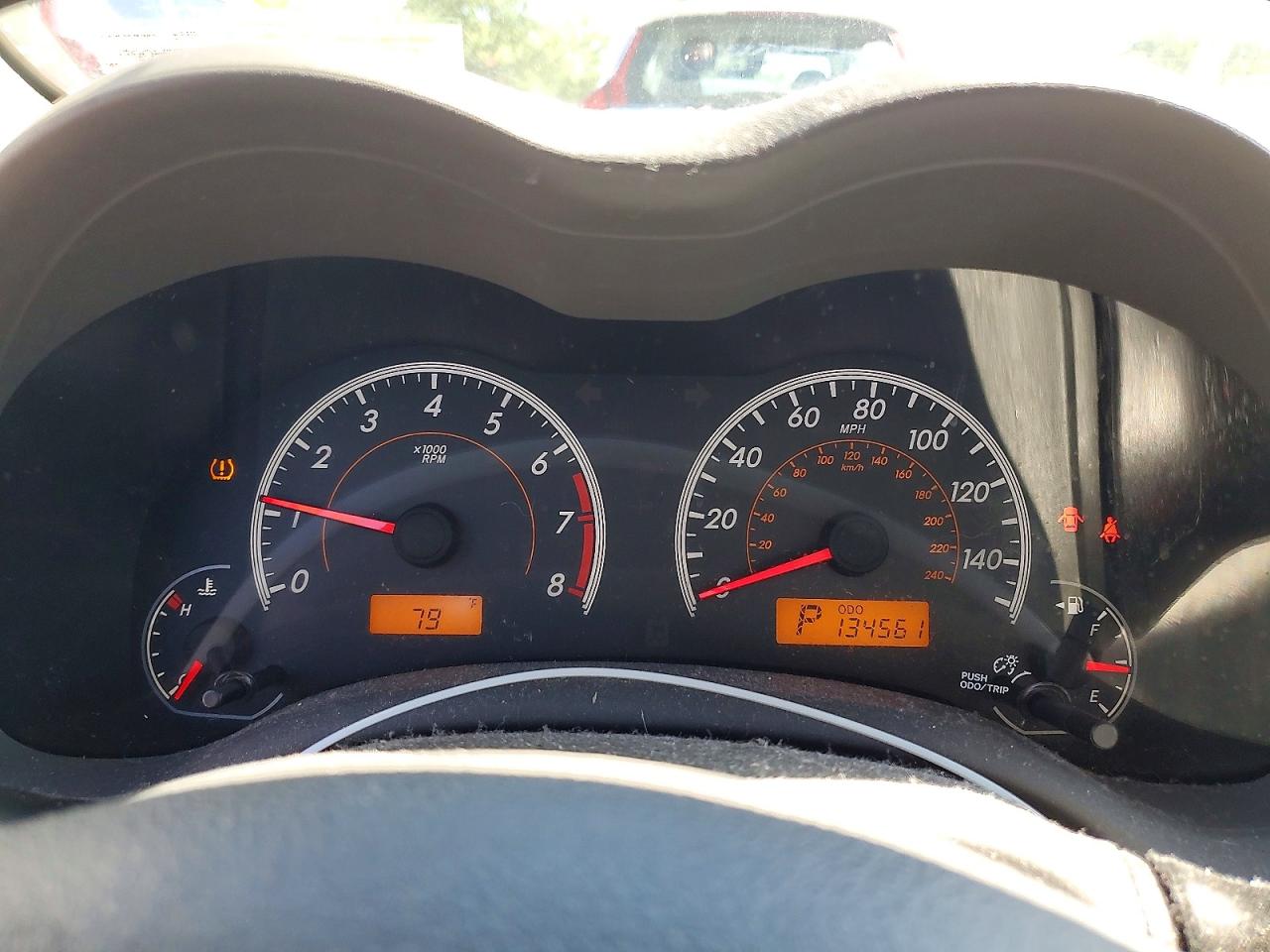 2009 Toyota Corolla Base Red vin: 2T1BU40E19C058024