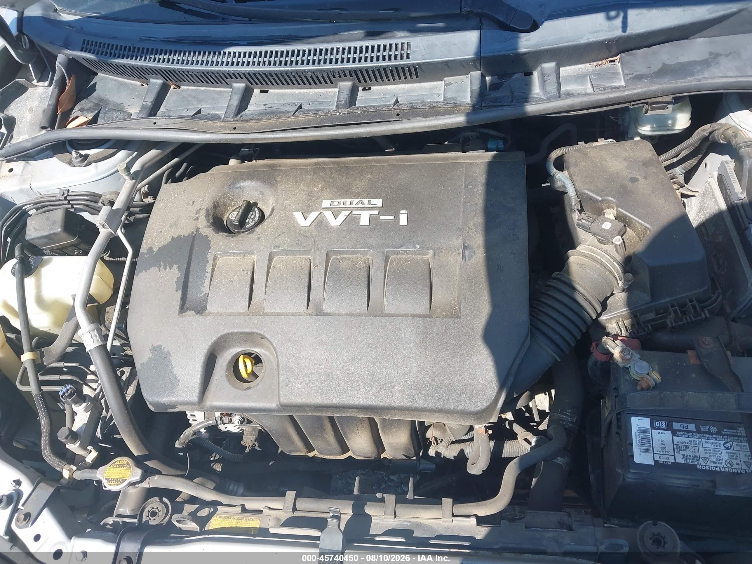 2009 Toyota Corolla S Серый vin: 2T1BU40E19C069881