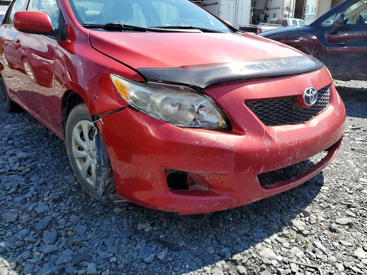 2009 Toyota Corolla Base Red vin: 2T1BU40E19C129500