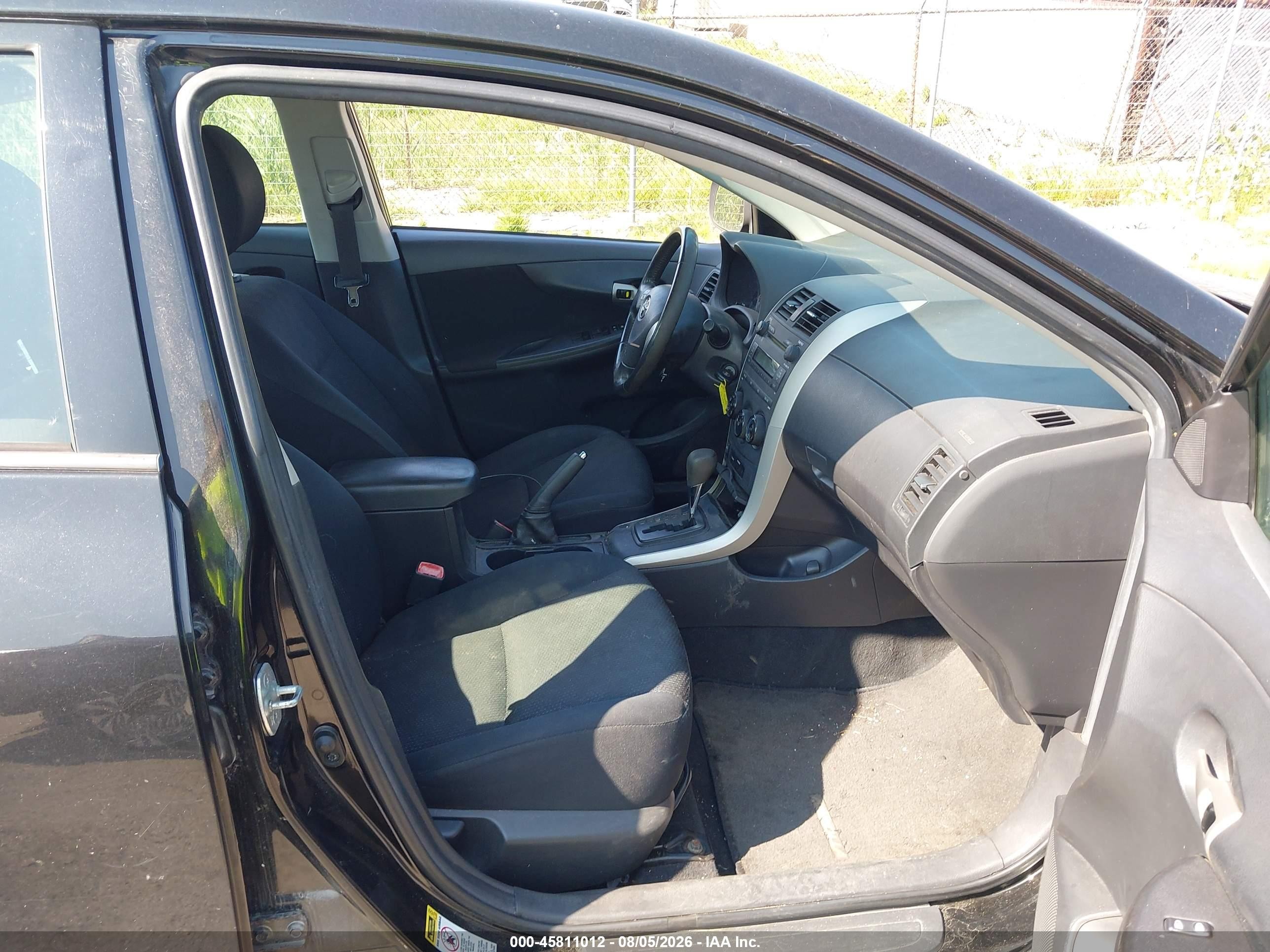 2009 Toyota Corolla S Black vin: 2T1BU40E19C139668