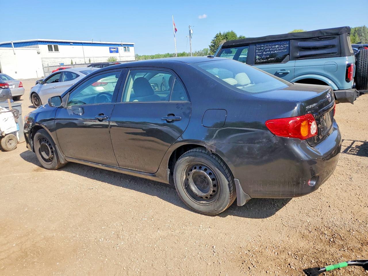2009 Toyota Corolla Black vin: 2T1BU40E19C150380