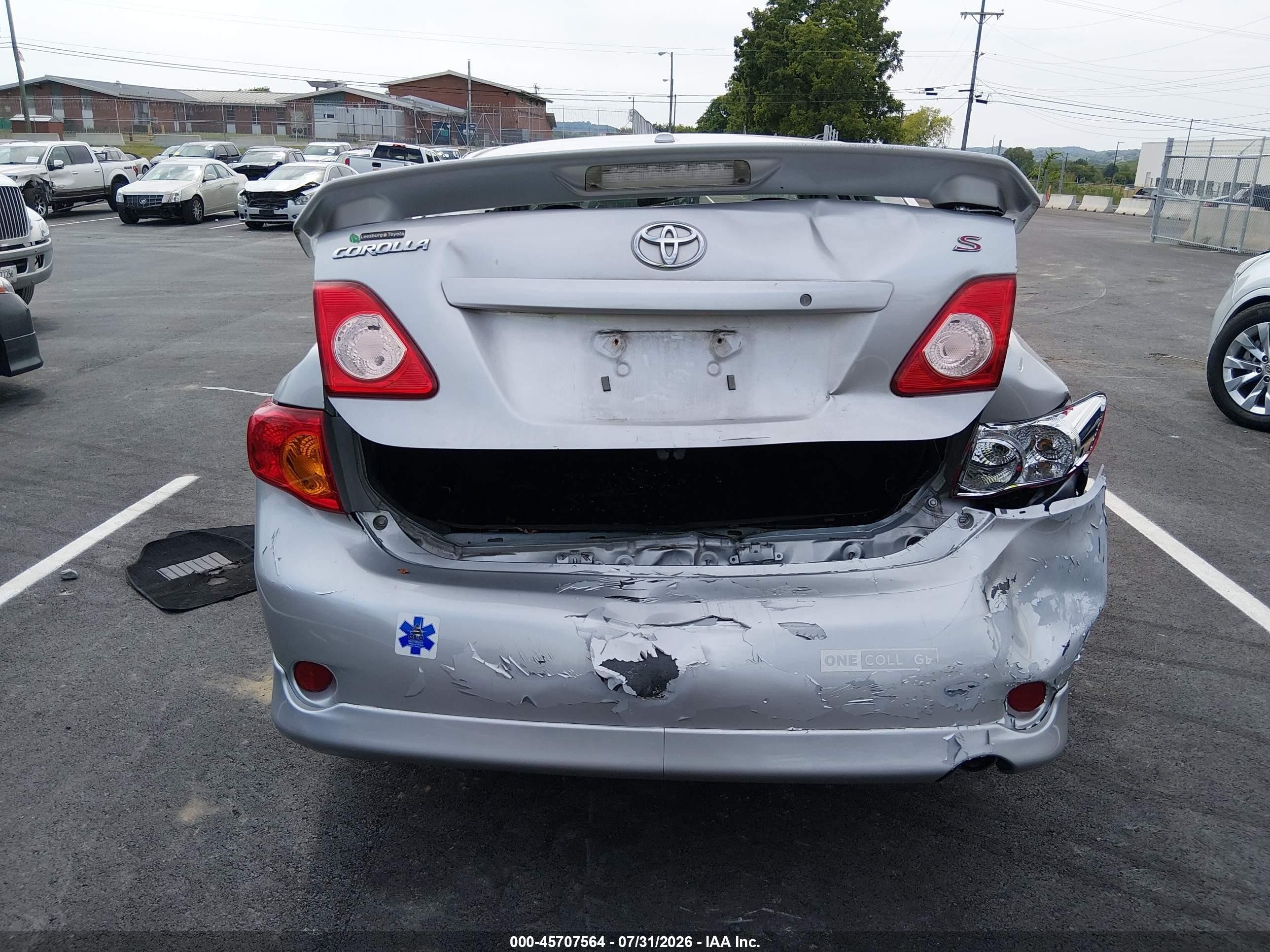 2009 Toyota Corolla S Silver vin: 2T1BU40E19C160083