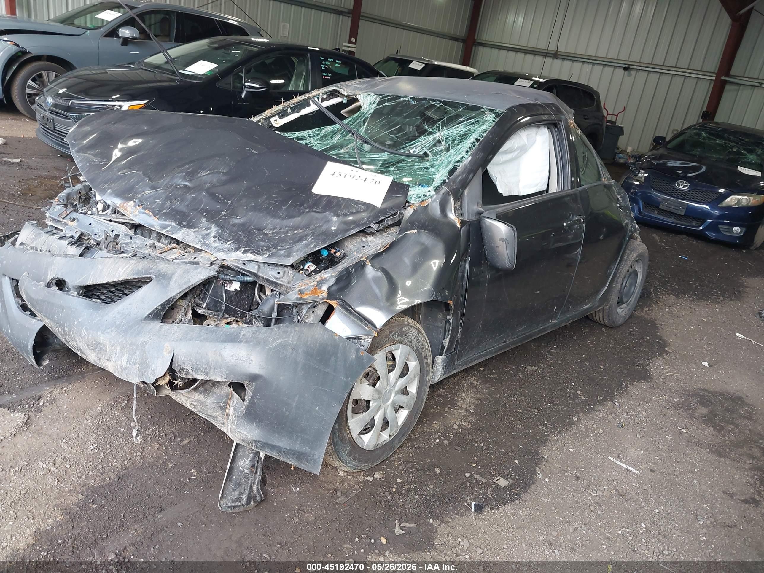 2009 Toyota Corolla Le Gray vin: 2T1BU40E19C182245