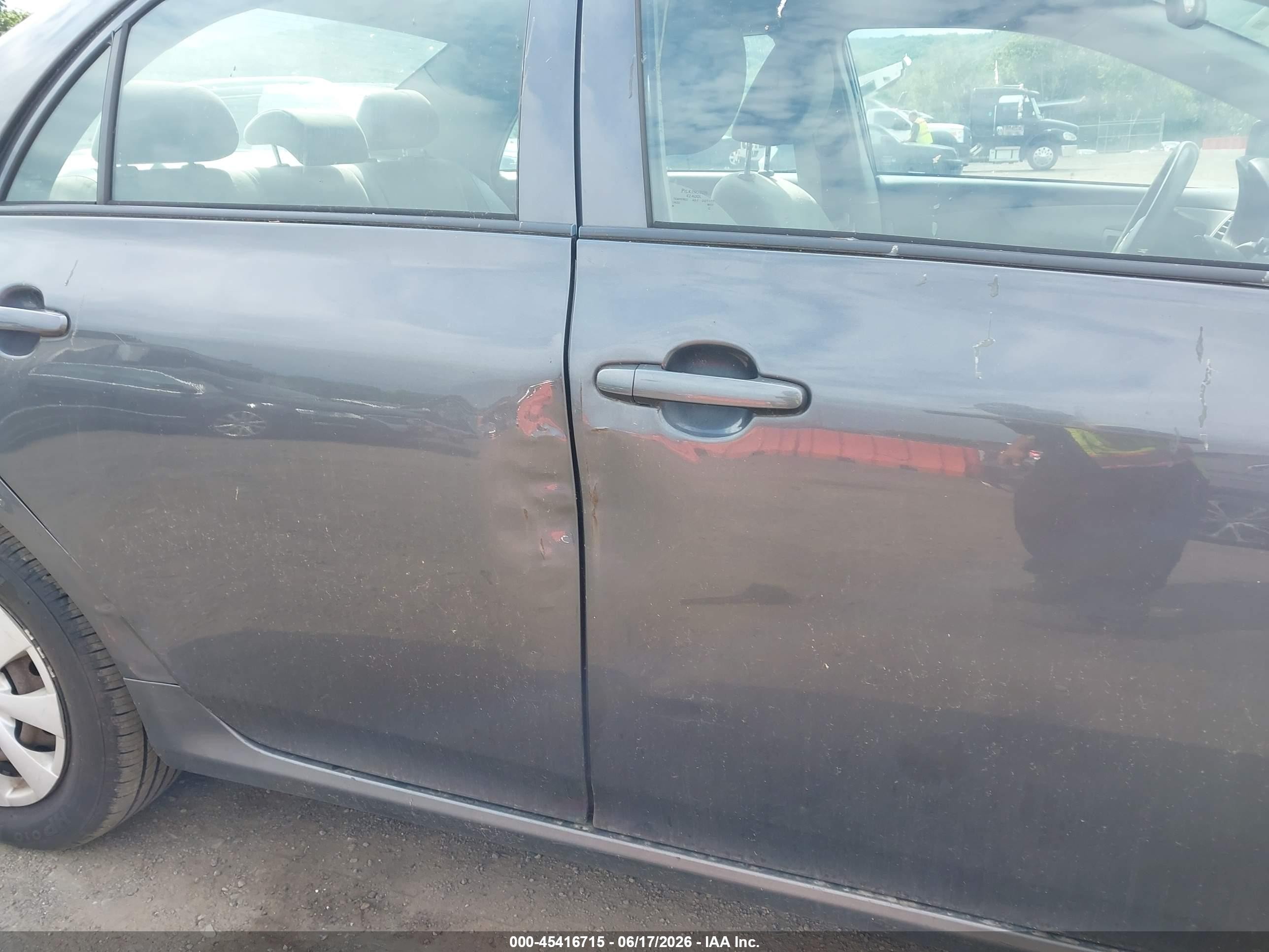 2009 Toyota Corolla Le Gray vin: 2T1BU40E19C185145