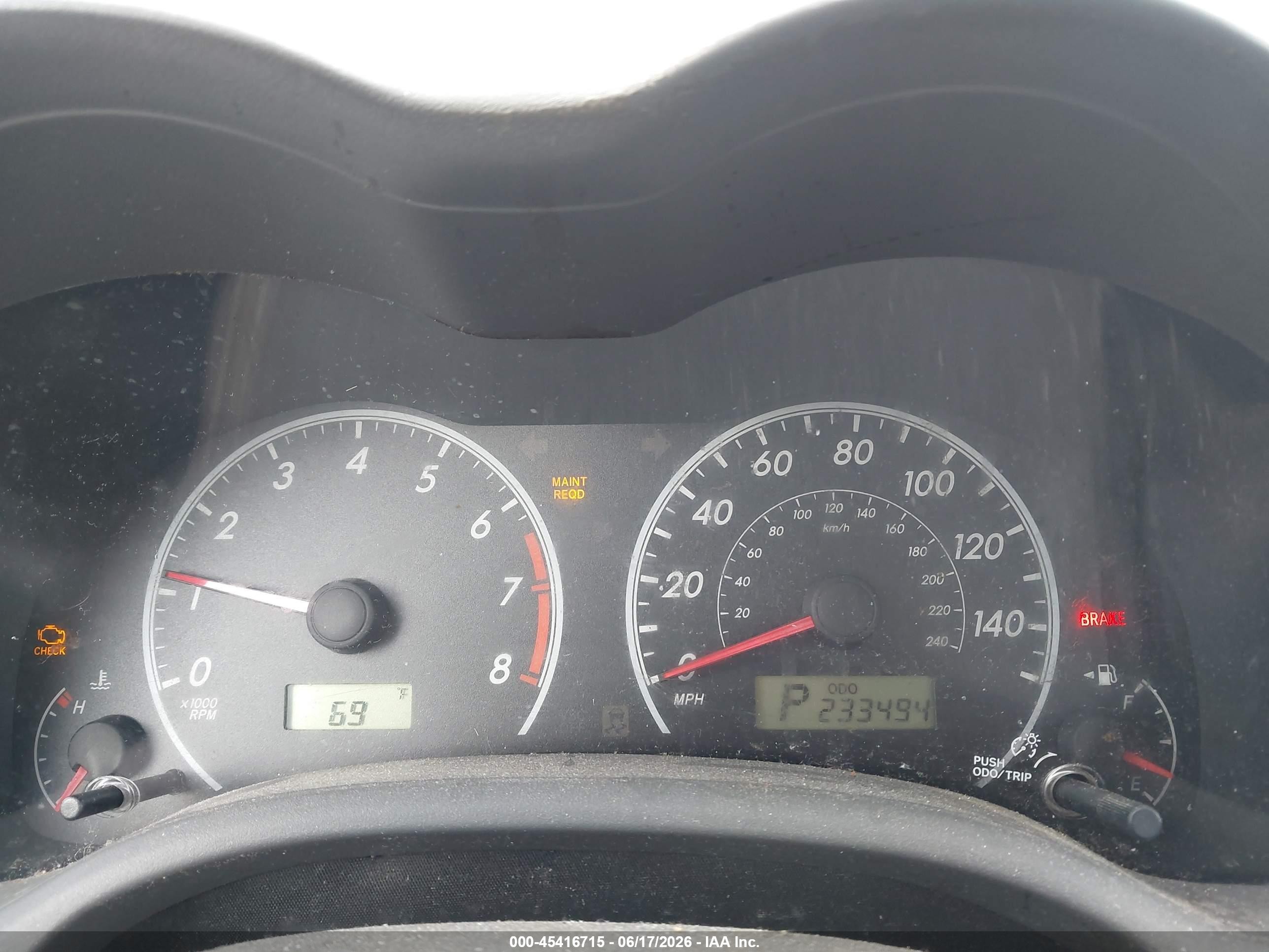 2009 Toyota Corolla Le Gray vin: 2T1BU40E19C185145