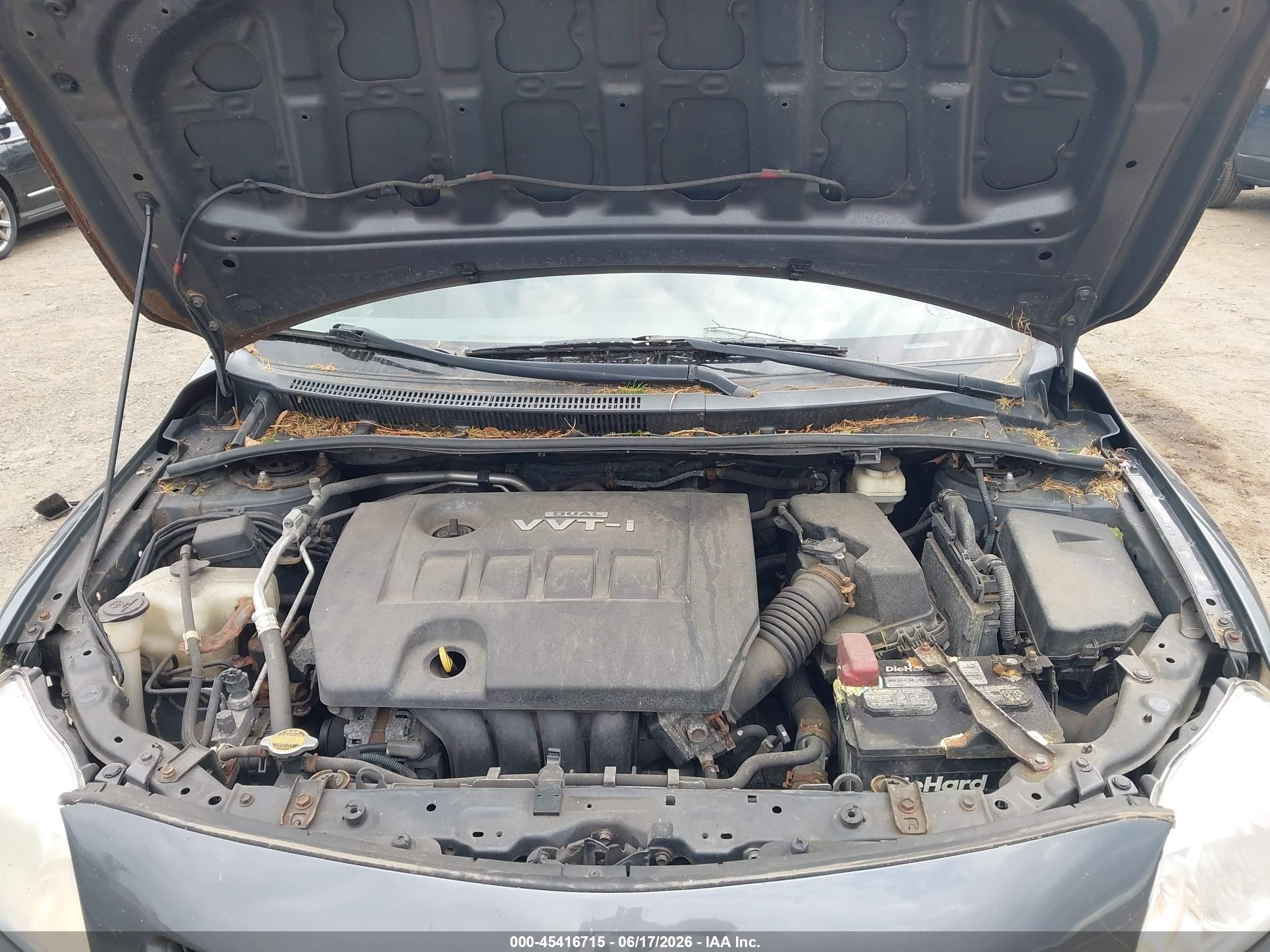 2009 Toyota Corolla Le Gray vin: 2T1BU40E19C185145
